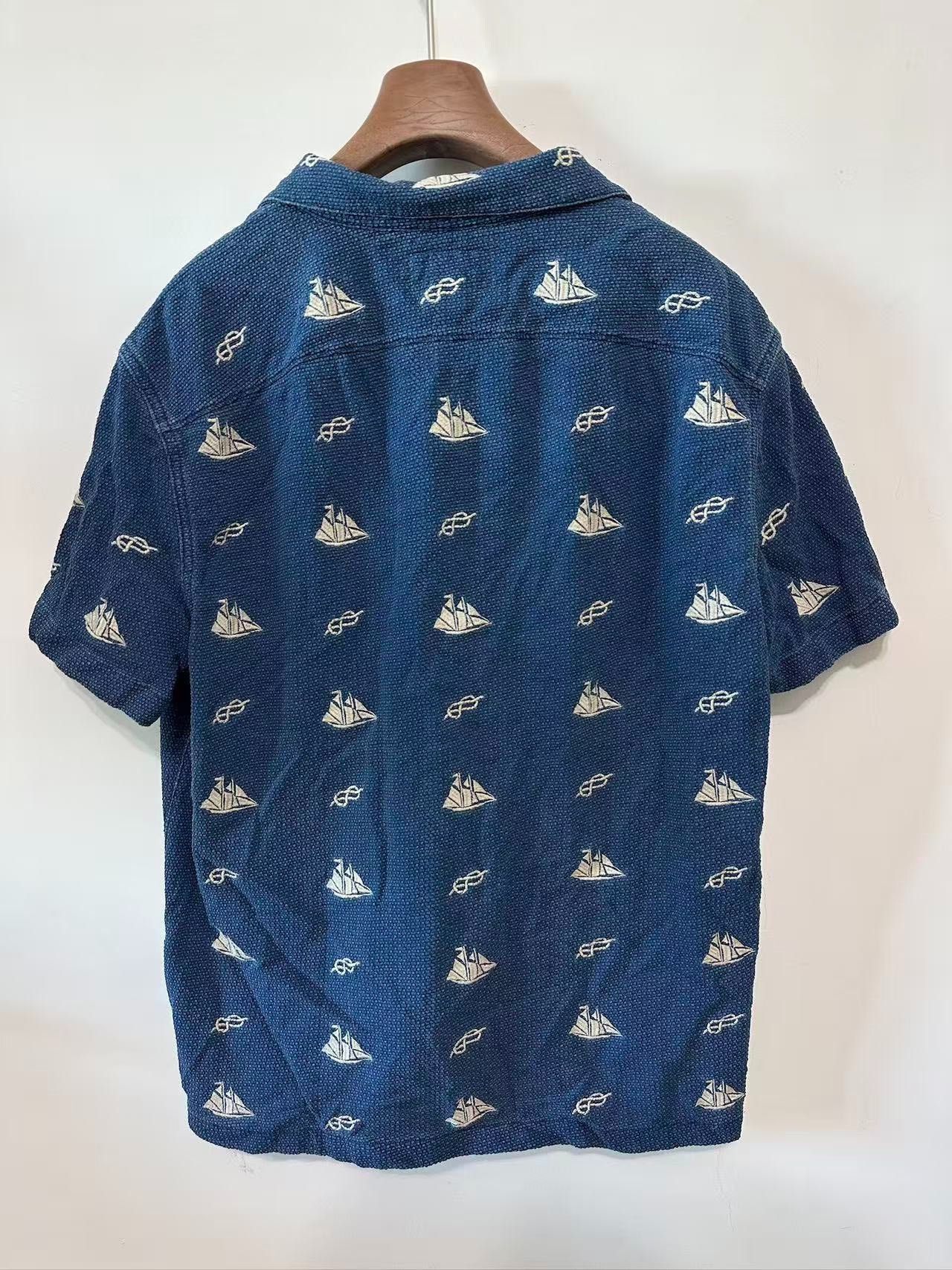 RRL Ralph Lauren RRL Ralph Lauren Men's Short-Sleeve Shirt Size US M / EU 48-50 / 2 - 2 Thumbnail