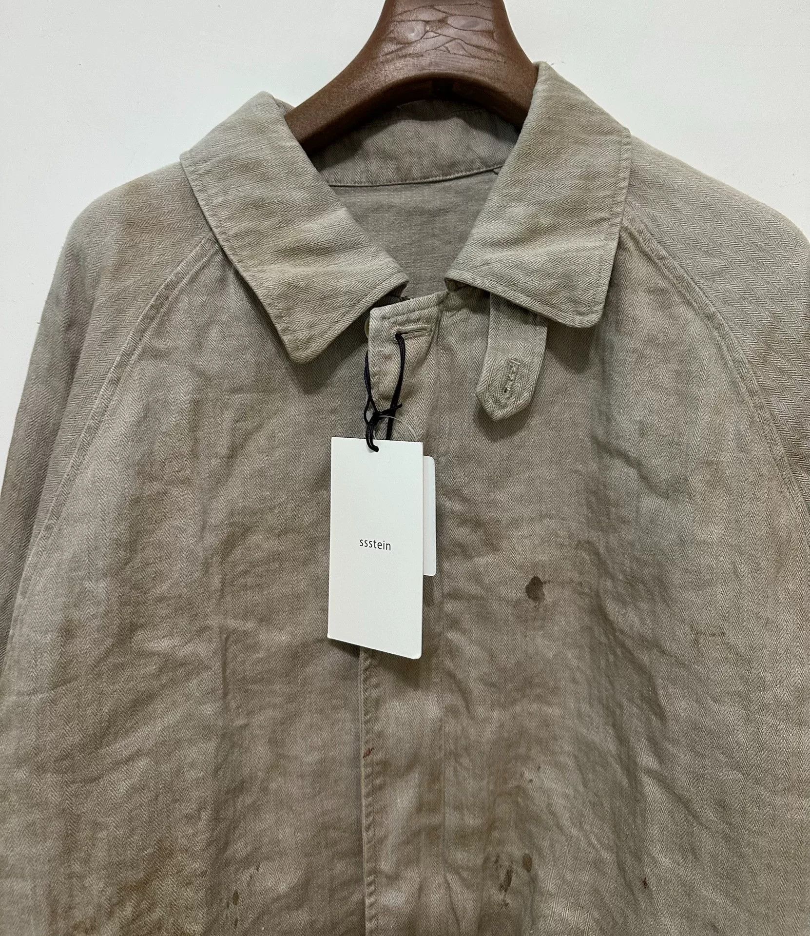 Stein SSSTEIN 25AW Linen Herringbone Zip Jacket Size US S / EU 44-46 / 1 - 3 Thumbnail