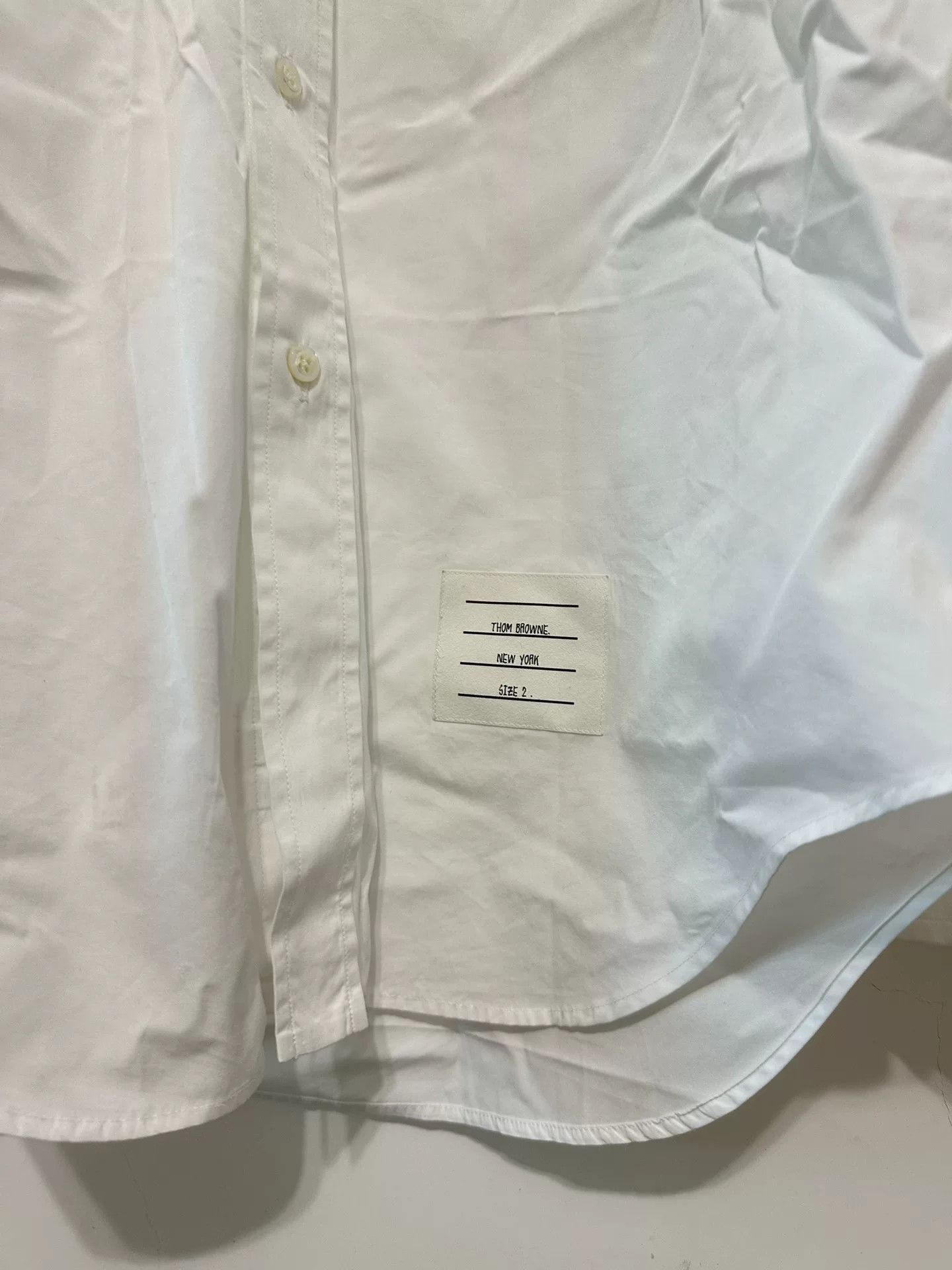 Thom Browne Thom Browne Classic Cuff Logo Shirt Size US M / EU 48-50 / 2 - 4 Thumbnail