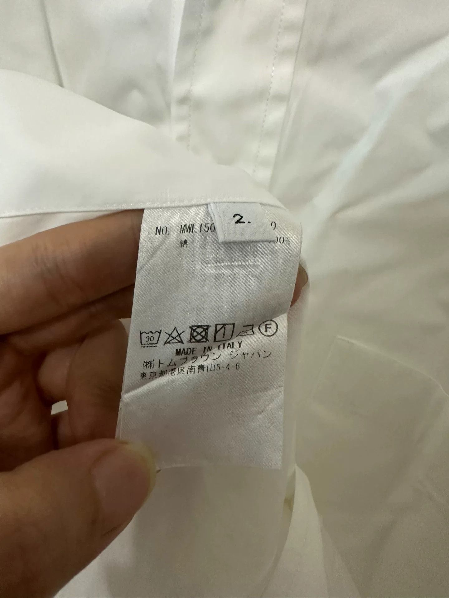 Thom Browne Thom Browne Classic Cuff Logo Shirt Size US M / EU 48-50 / 2 - 6 Thumbnail