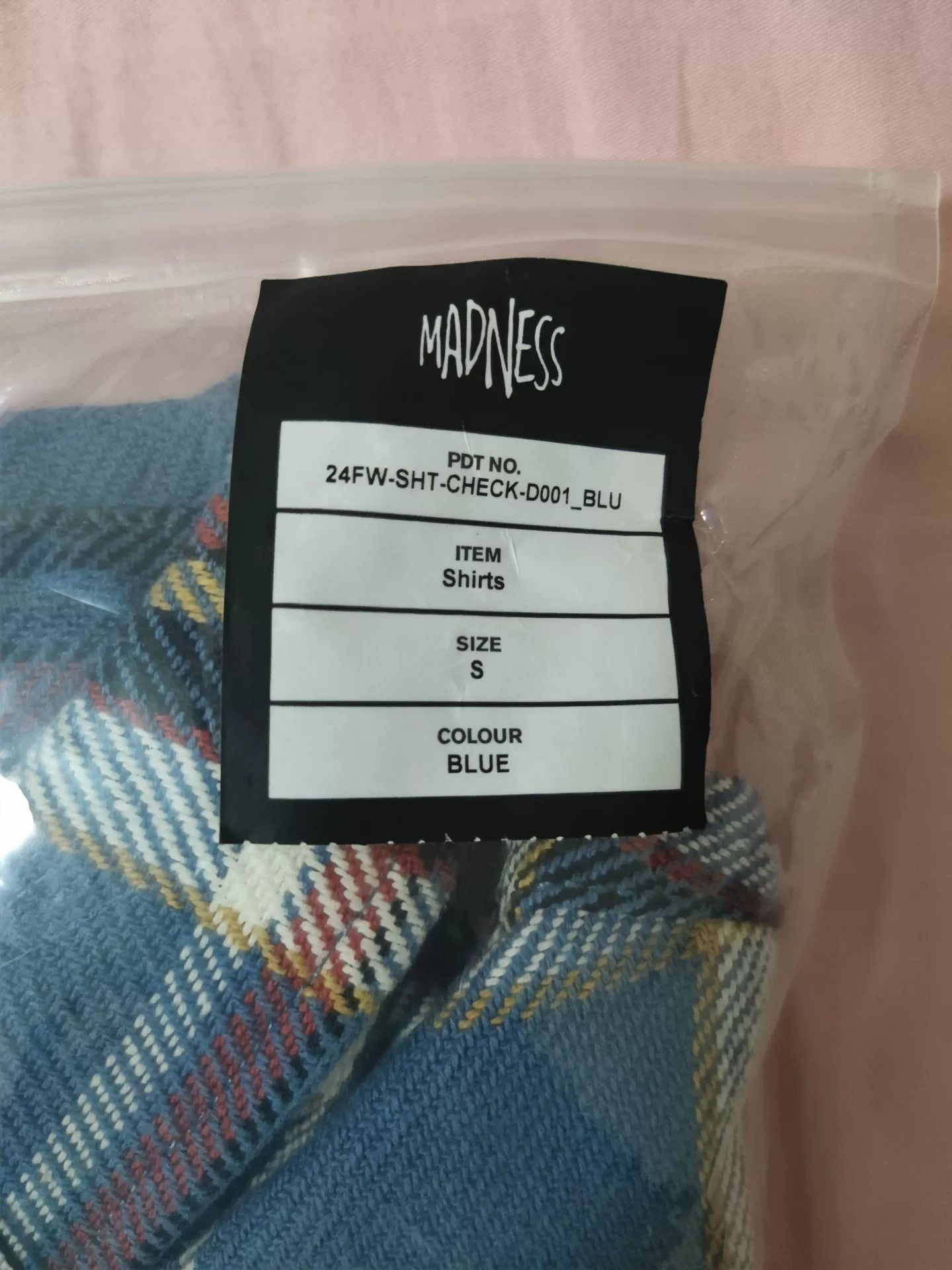 Madness MADNESS Check Shirt 24AW Size US S / EU 44-46 / 1 - 8 Thumbnail