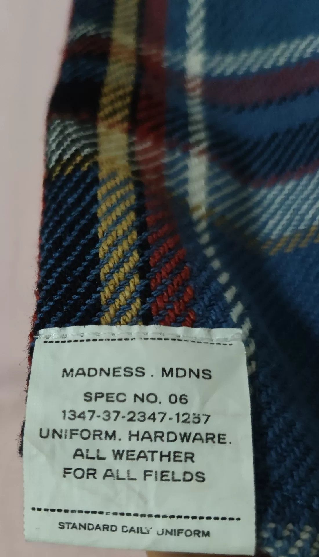 Madness MADNESS Check Shirt 24AW Size US S / EU 44-46 / 1 - 4 Thumbnail