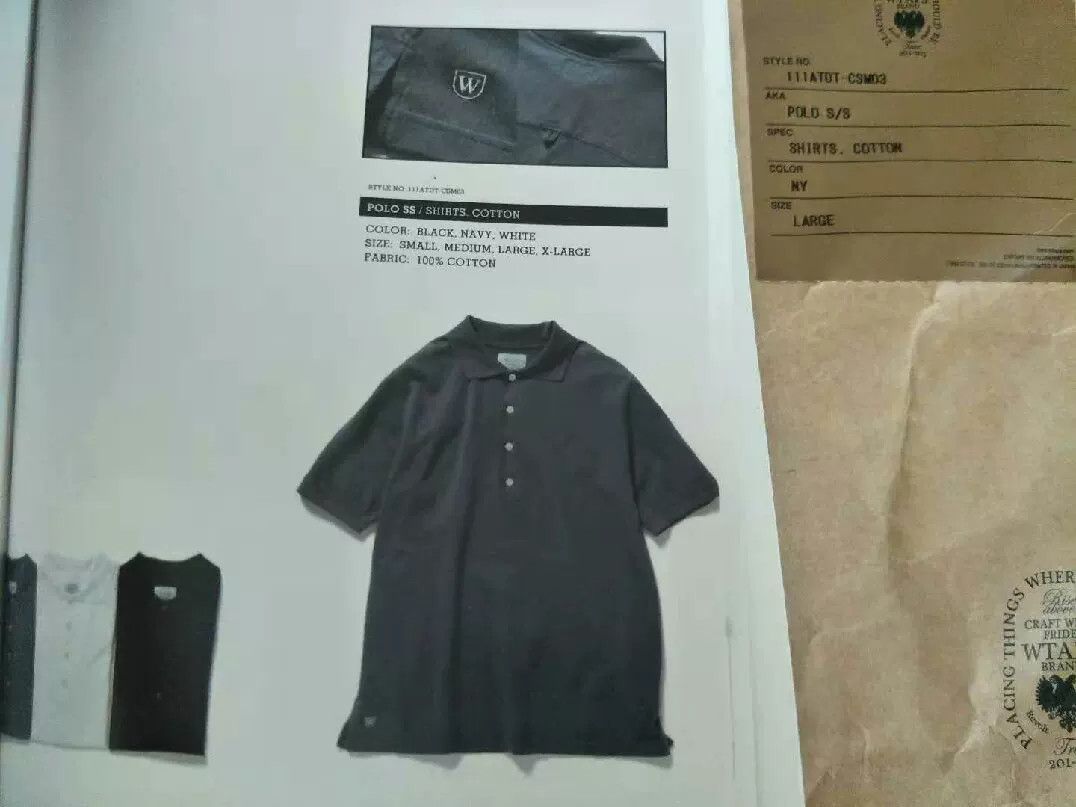 Wtaps Wtaps Cotton Short Sleeve Polo Size US L / EU 52-54 / 3 - 9 Thumbnail