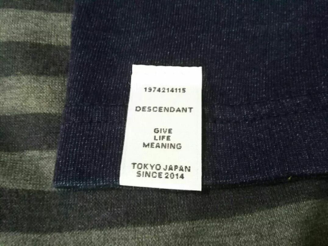 Descendant Descendant DCDT 17SS Indigo Dyed Tee Size US S / EU 44-46 / 1 - 5 Thumbnail