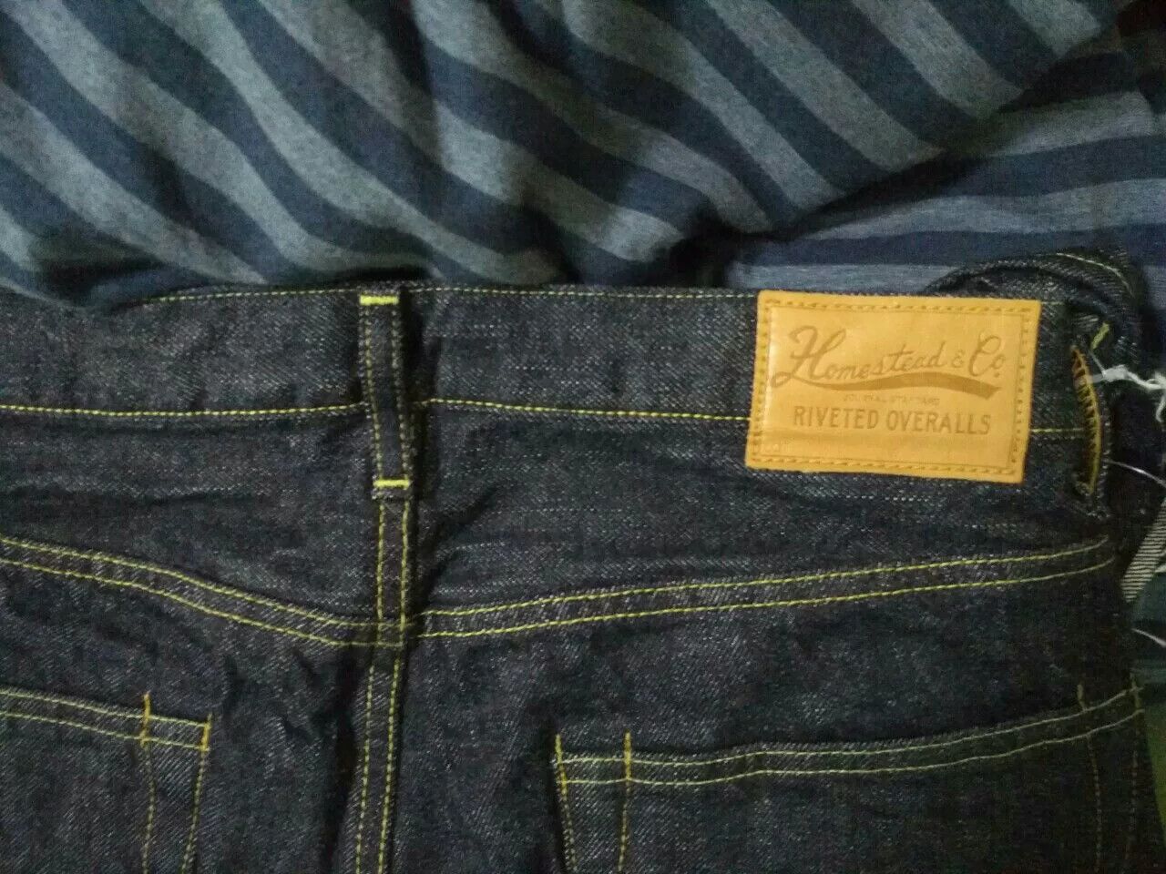 Journal Standard JOURNAL STANDARD Homestead Raw Denim Jeans Size US 34 / EU 50 - 4 Thumbnail