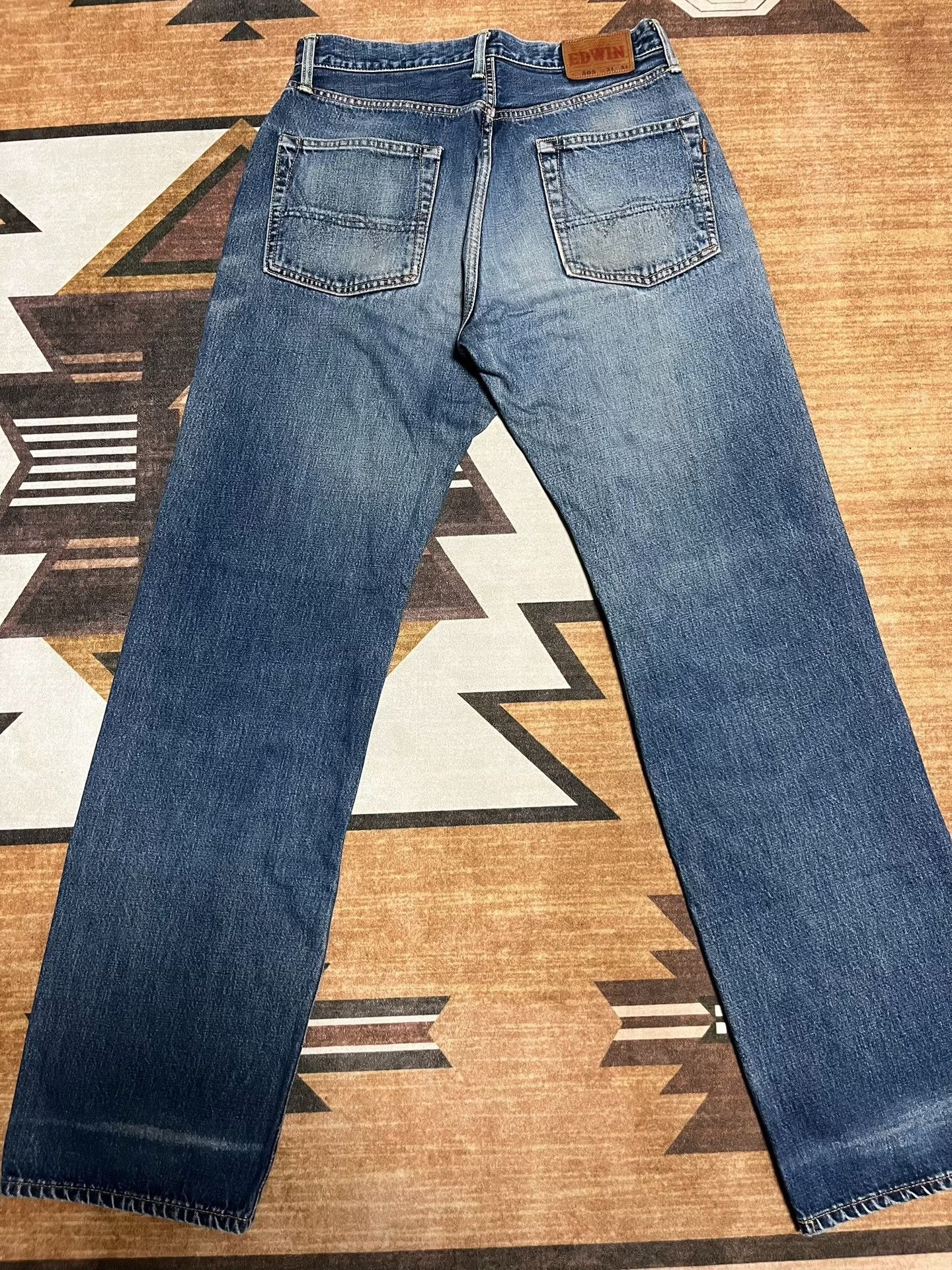 Edwin Edwin 505 Straight Fit Jeans Size US 32 / EU 48 - 6 Thumbnail