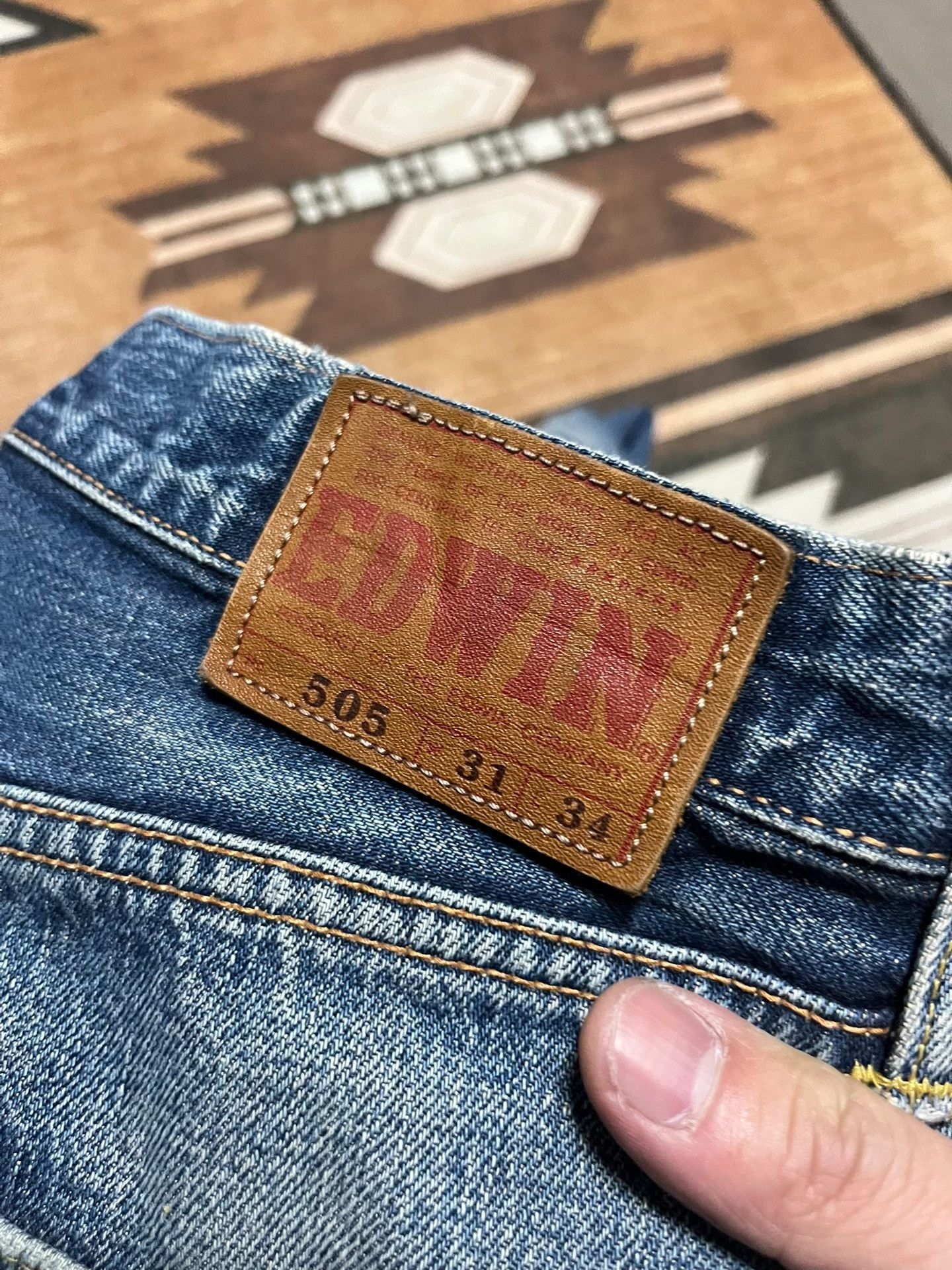 Edwin Edwin 505 Straight Fit Jeans Size US 32 / EU 48 - 8 Thumbnail
