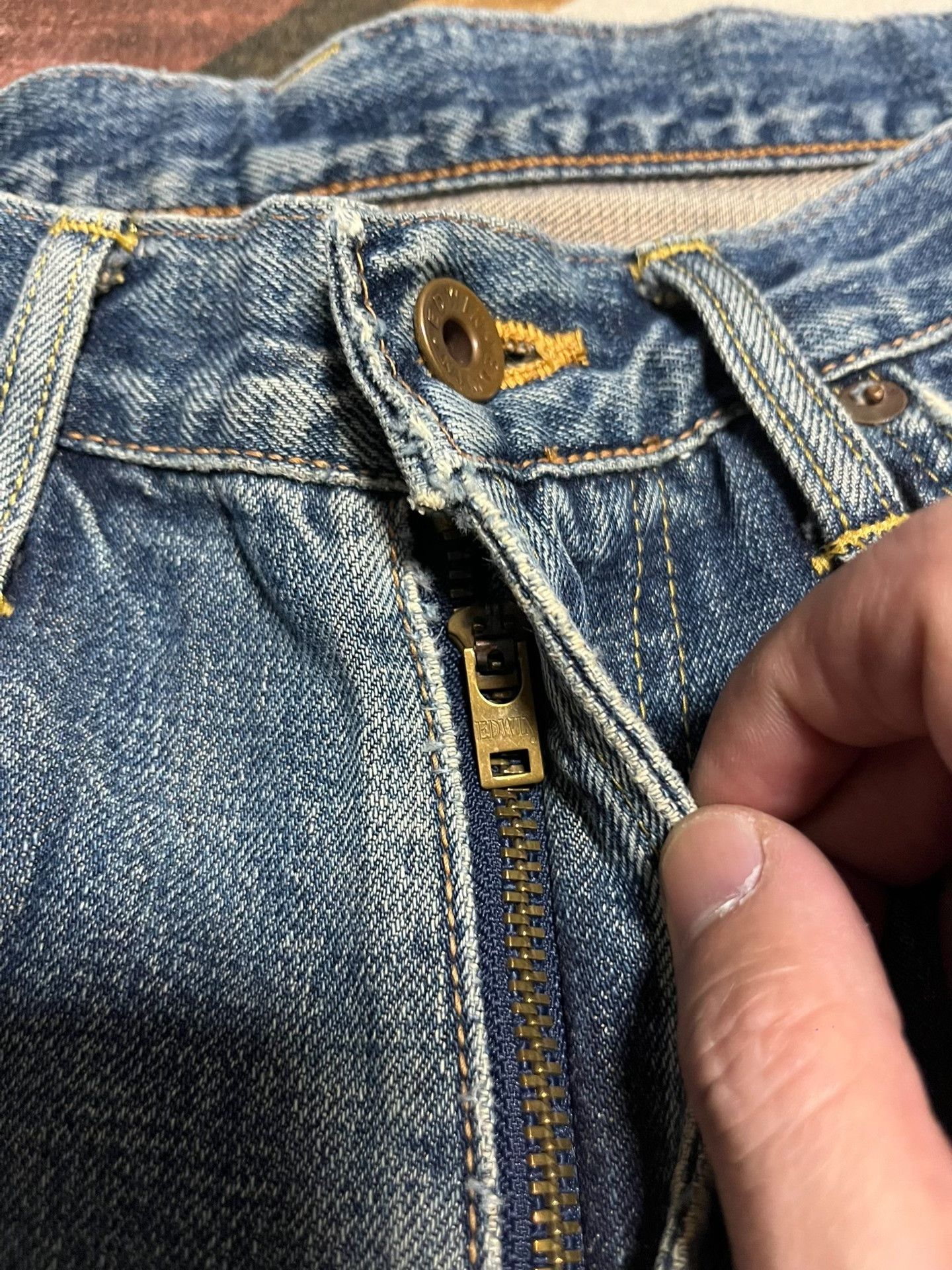 Edwin Edwin 505 Straight Fit Jeans Size US 32 / EU 48 - 3 Thumbnail