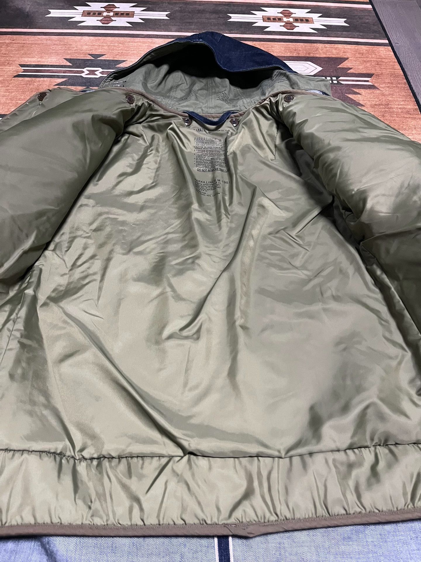 Gimo's GIZEMO M1951 Denim Parka Long Coat Size US S / EU 44-46 / 1 - 4 Thumbnail