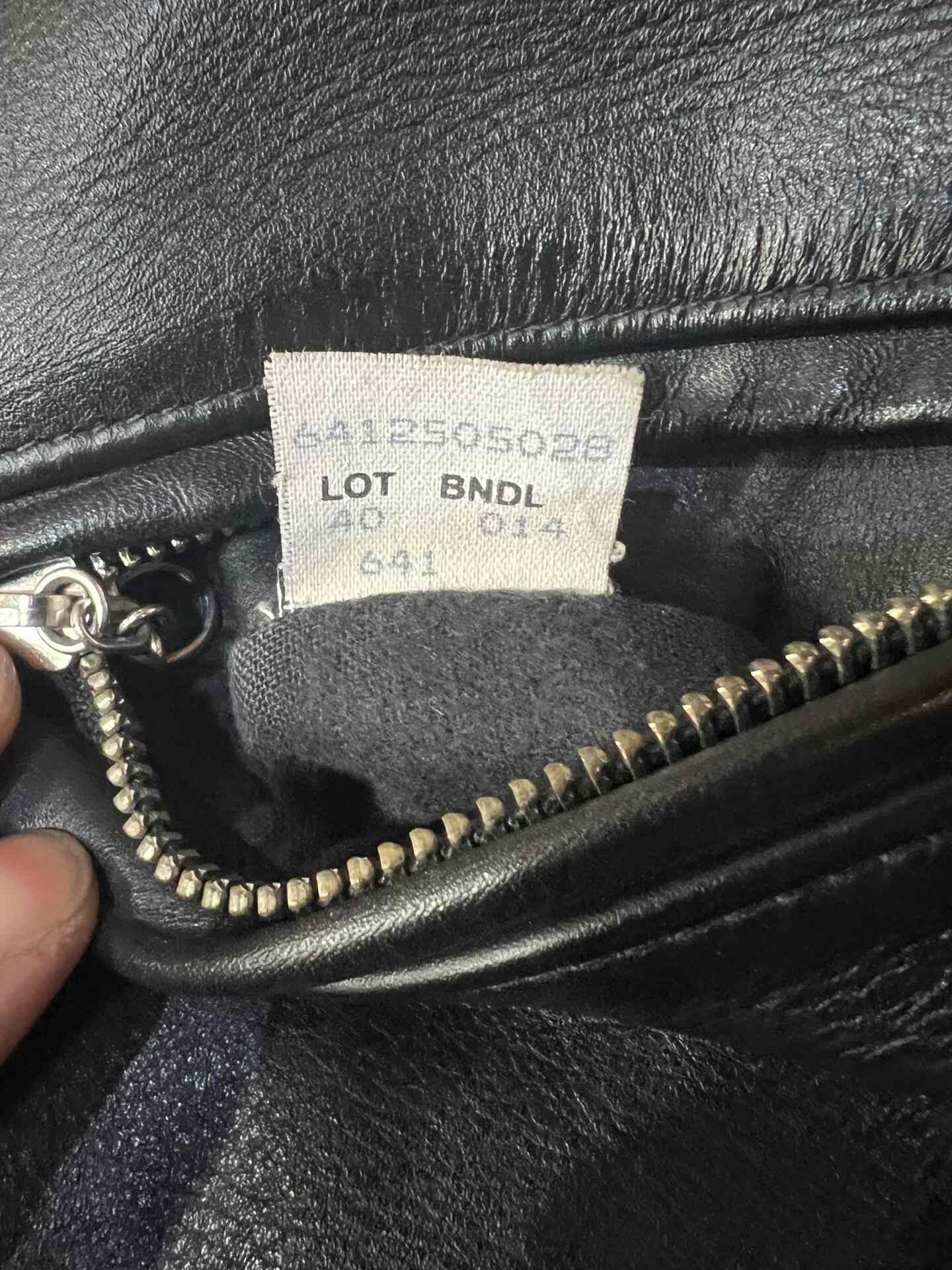 Schott Schott NYC Classic Stand Collar Leather Jacket #641 Size US XXS / EU 40 - 6 Thumbnail