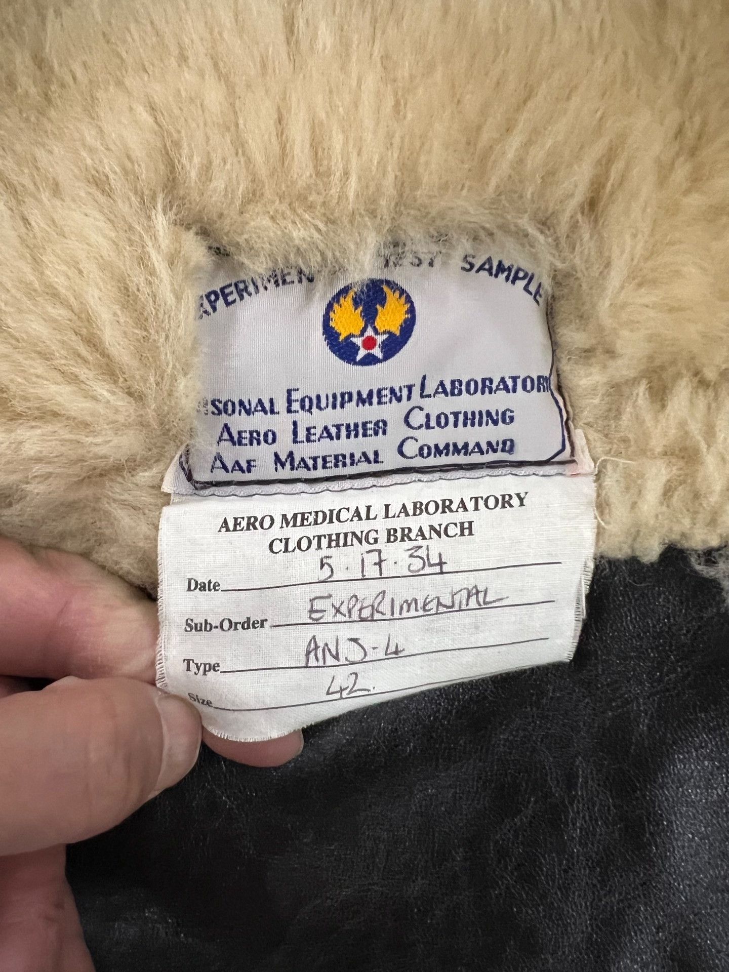 Aero Leathers AERO Shearling Leather Jacket Size 42 Size US XS / EU 42 / 0 - 4 Thumbnail
