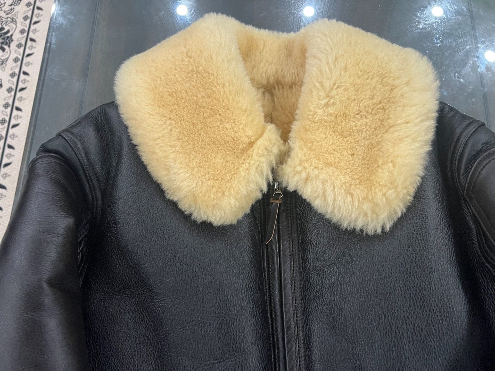 Aero Leathers AERO Shearling Leather Jacket Size 42 Size US XS / EU 42 / 0 - 6 Thumbnail