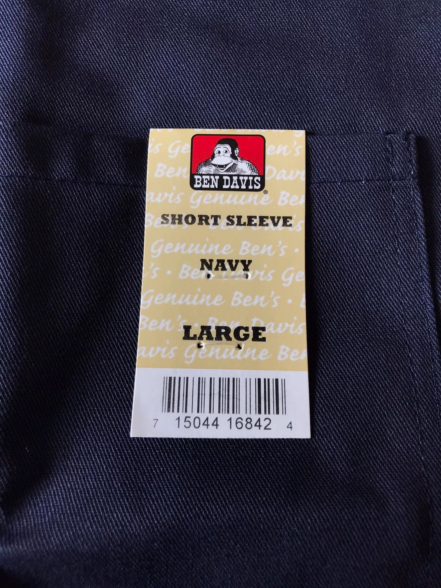 Ben Davis Ben Davis Half-Zip Short Sleeve Work Shirt Size US L / EU 52-54 / 3 - 7 Thumbnail