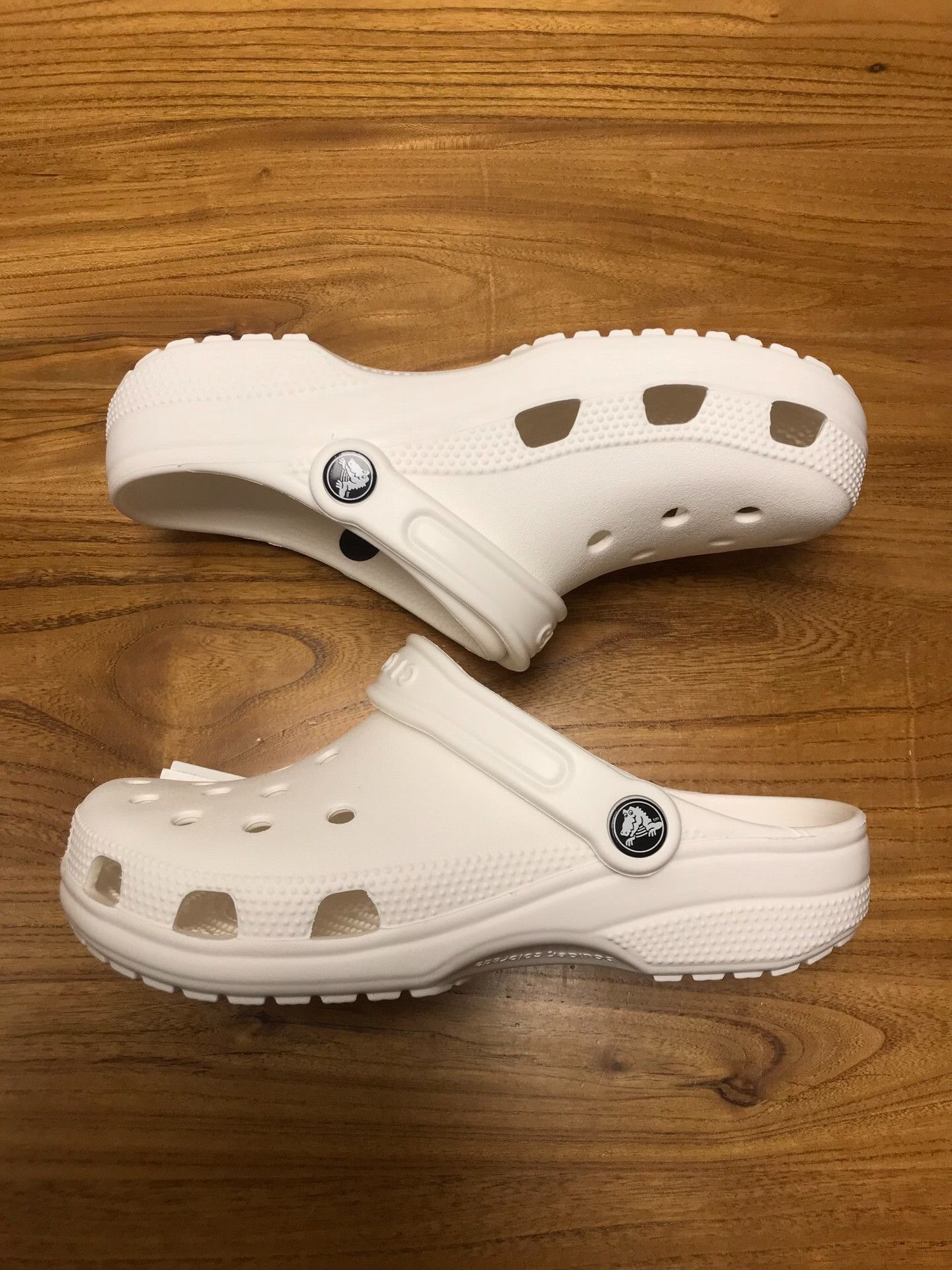 Crocs Crocs Classic Clog White 37-38 Size US 7 / IT 37 - 5 Thumbnail