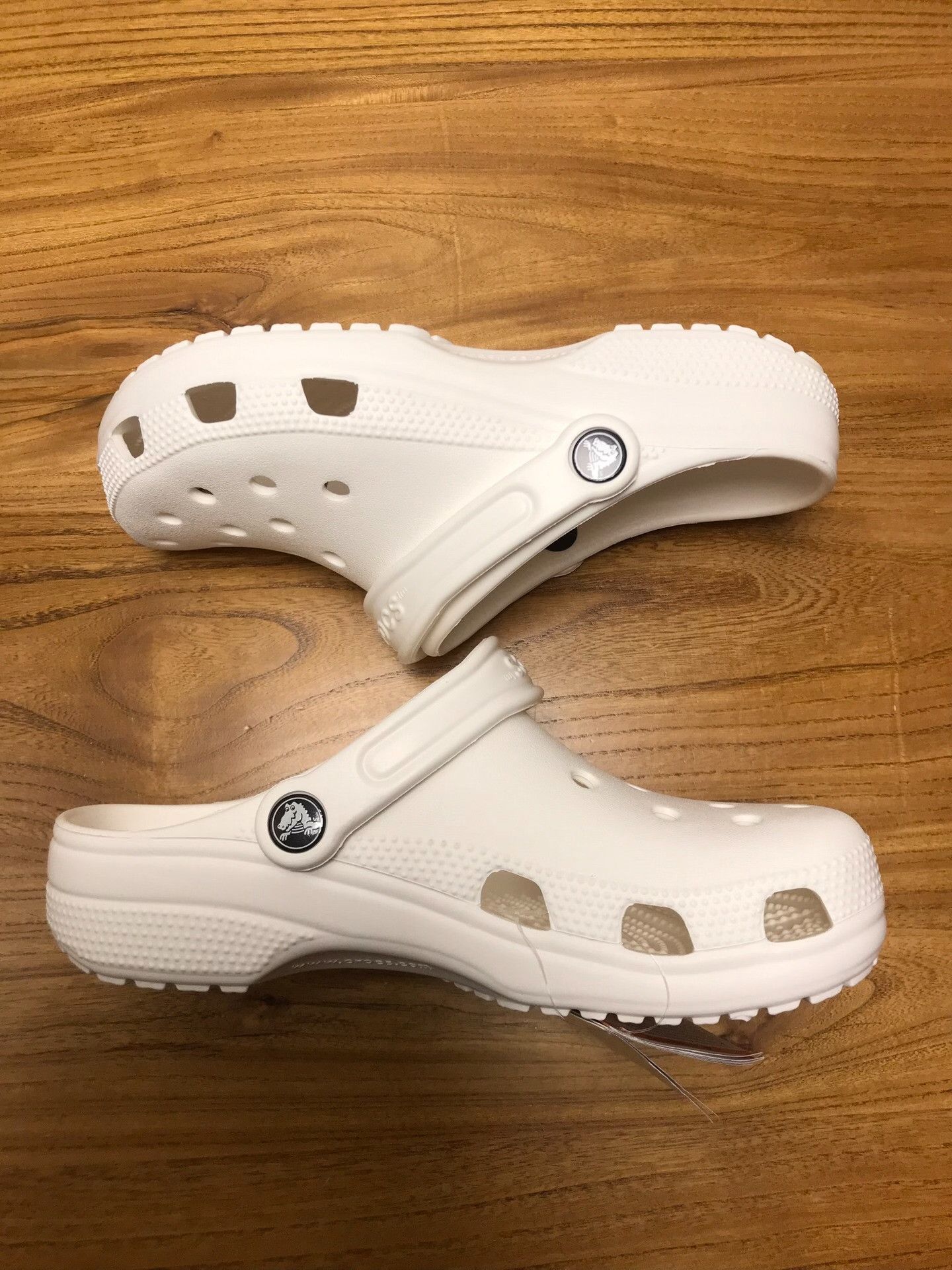 Crocs Crocs Classic Clog White 37-38 Size US 7 / IT 37 - 6 Thumbnail