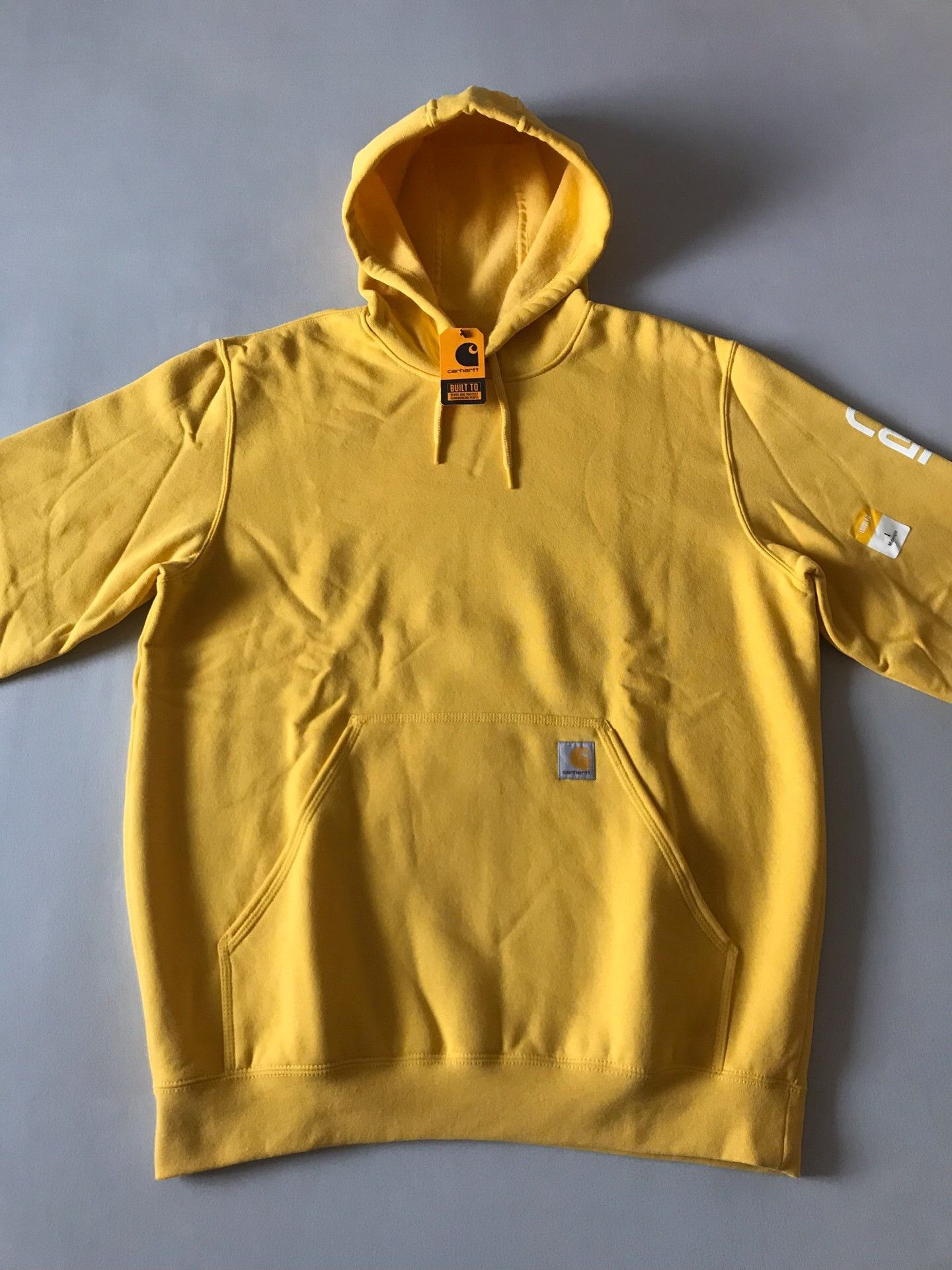 Carhartt Carhartt K288 Y36 Yellow Hoodie L Size US L / EU 52-54 / 3 - 3 Thumbnail