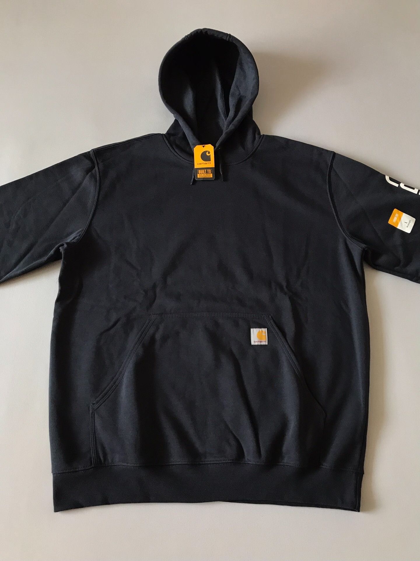 Carhartt Carhartt K288 472 Navy Hooded Sweatshirt Size US L / EU 52-54 / 3 - 3 Thumbnail