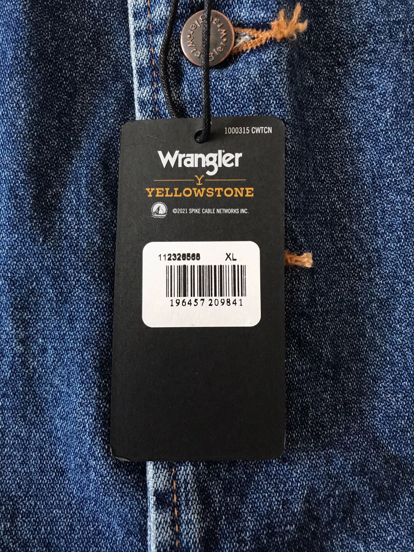 Wrangler Wrangler x Yellowstone Western Denim Vest Size US XL / EU 56 / 4 - 8 Thumbnail