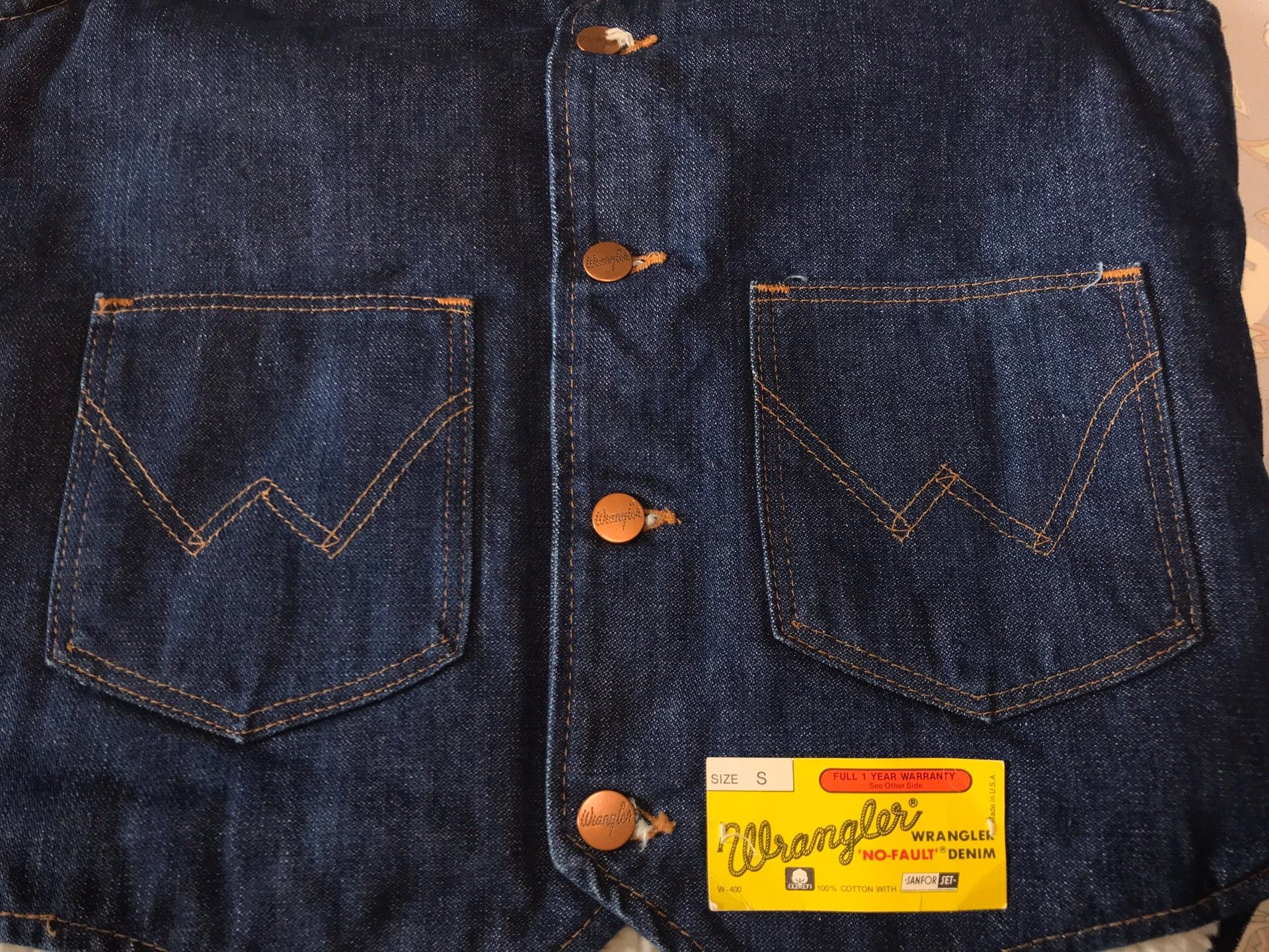 Wrangler 80s Wrangler Sherpa Lined Western Vest Size US S / EU 44-46 / 1 - 4 Thumbnail