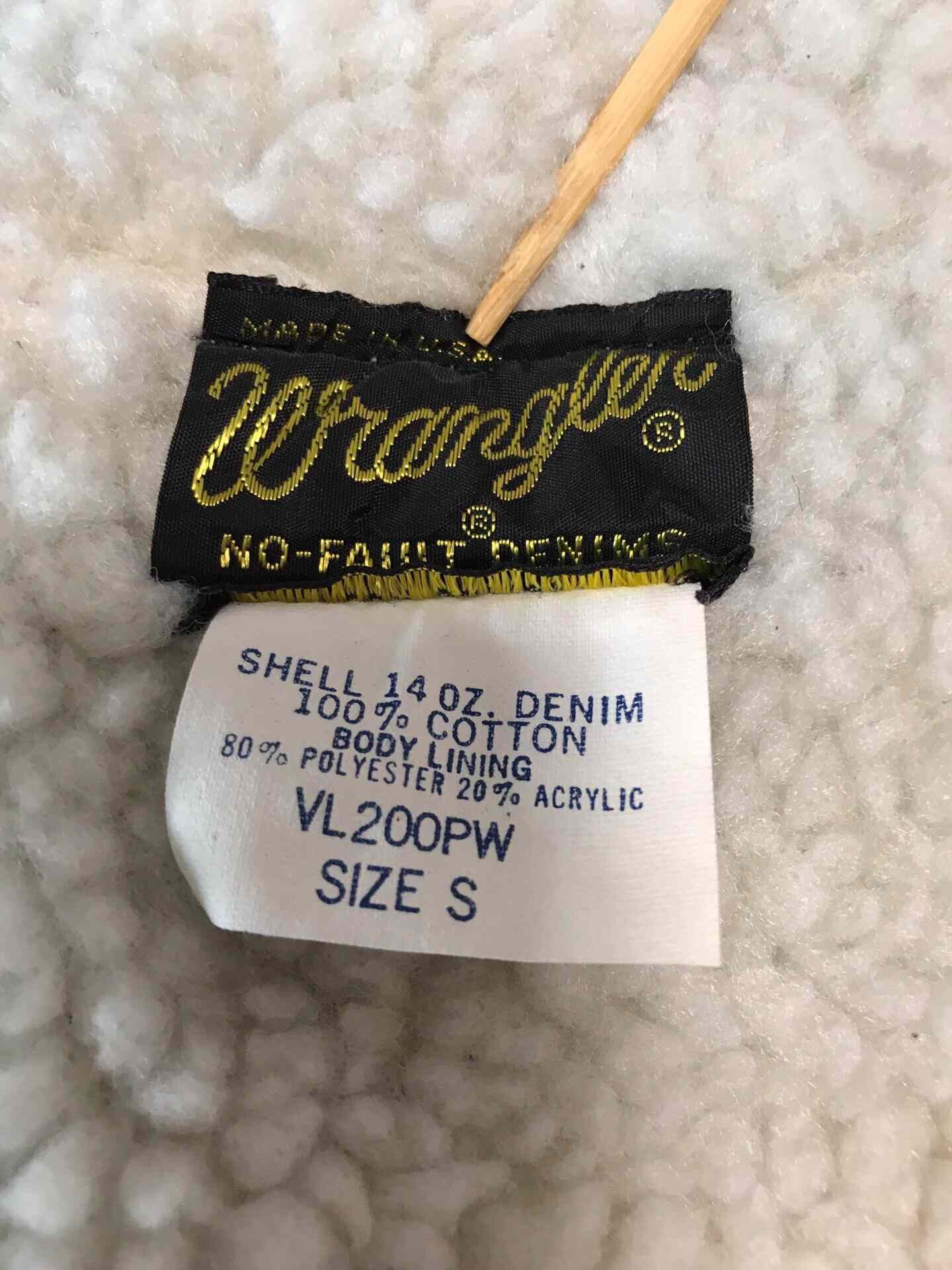 Wrangler 80s Wrangler Sherpa Lined Western Vest Size US S / EU 44-46 / 1 - 8 Thumbnail