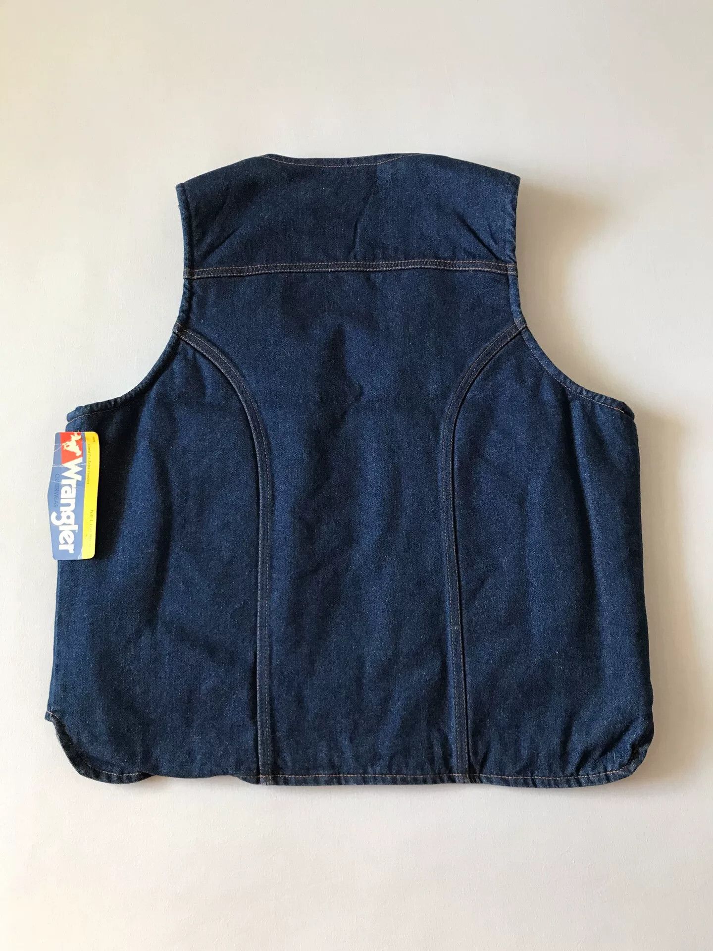 Wrangler 80s Wrangler Sherpa Lined Denim Vest Size US XL / EU 56 / 4 - 2 Thumbnail