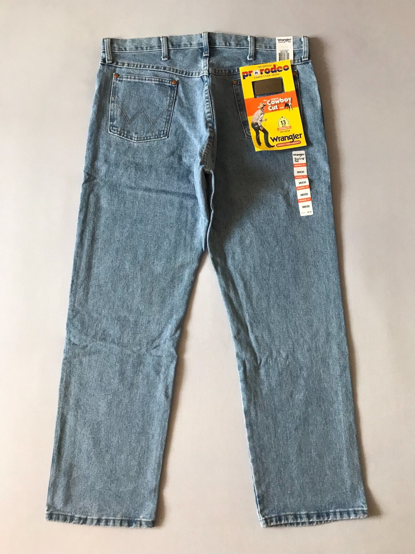 Wrangler Wrangler 13MWZ Jeans W36L30 Size US 36 / EU 52 - 3 Thumbnail