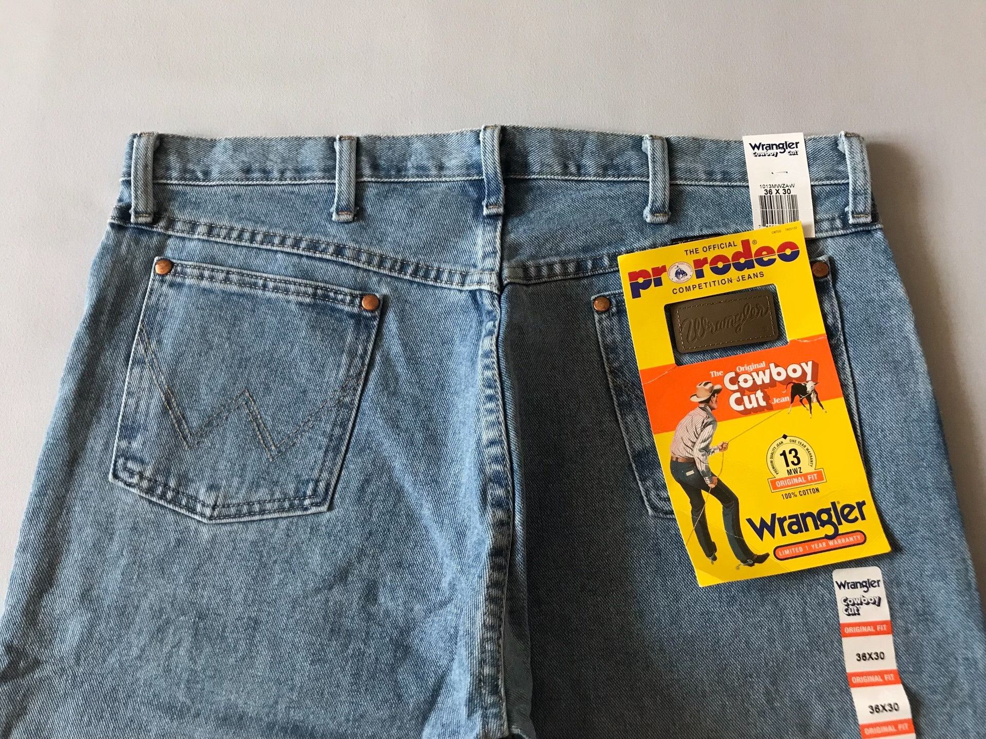Wrangler Wrangler 13MWZ Jeans W36L30 Size US 36 / EU 52 - 5 Thumbnail