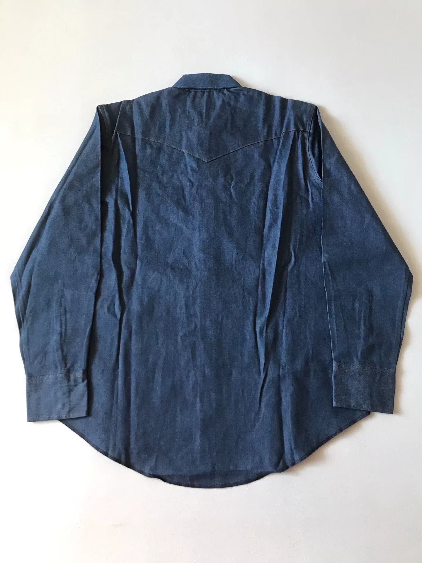 Wrangler Wrangler MS70119 Western Denim Shirt Size US L / EU 52-54 / 3 - 2 Thumbnail