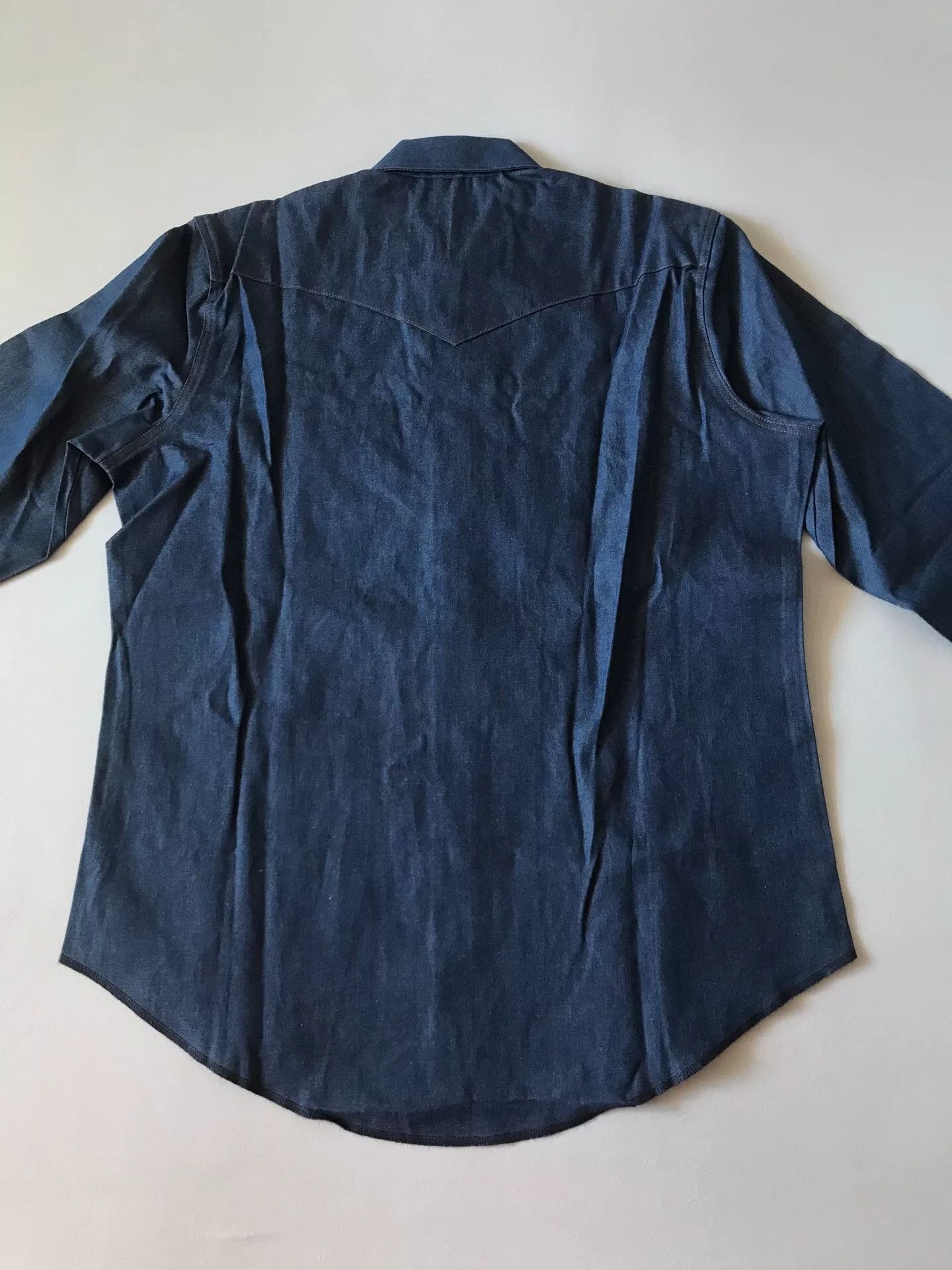 Wrangler Wrangler MS70119 Western Denim Shirt Size US L / EU 52-54 / 3 - 4 Thumbnail