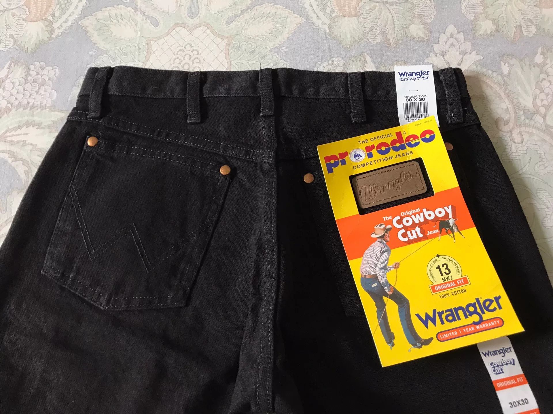 Wrangler Wrangler 13MWZ Black Jeans W30L30 Size US 30 / EU 46 - 5 Thumbnail