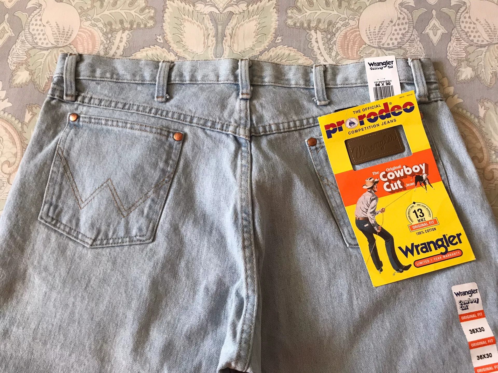 Wrangler Wrangler 13MWZ Jeans W36L30 Size US 36 / EU 52 - 5 Thumbnail