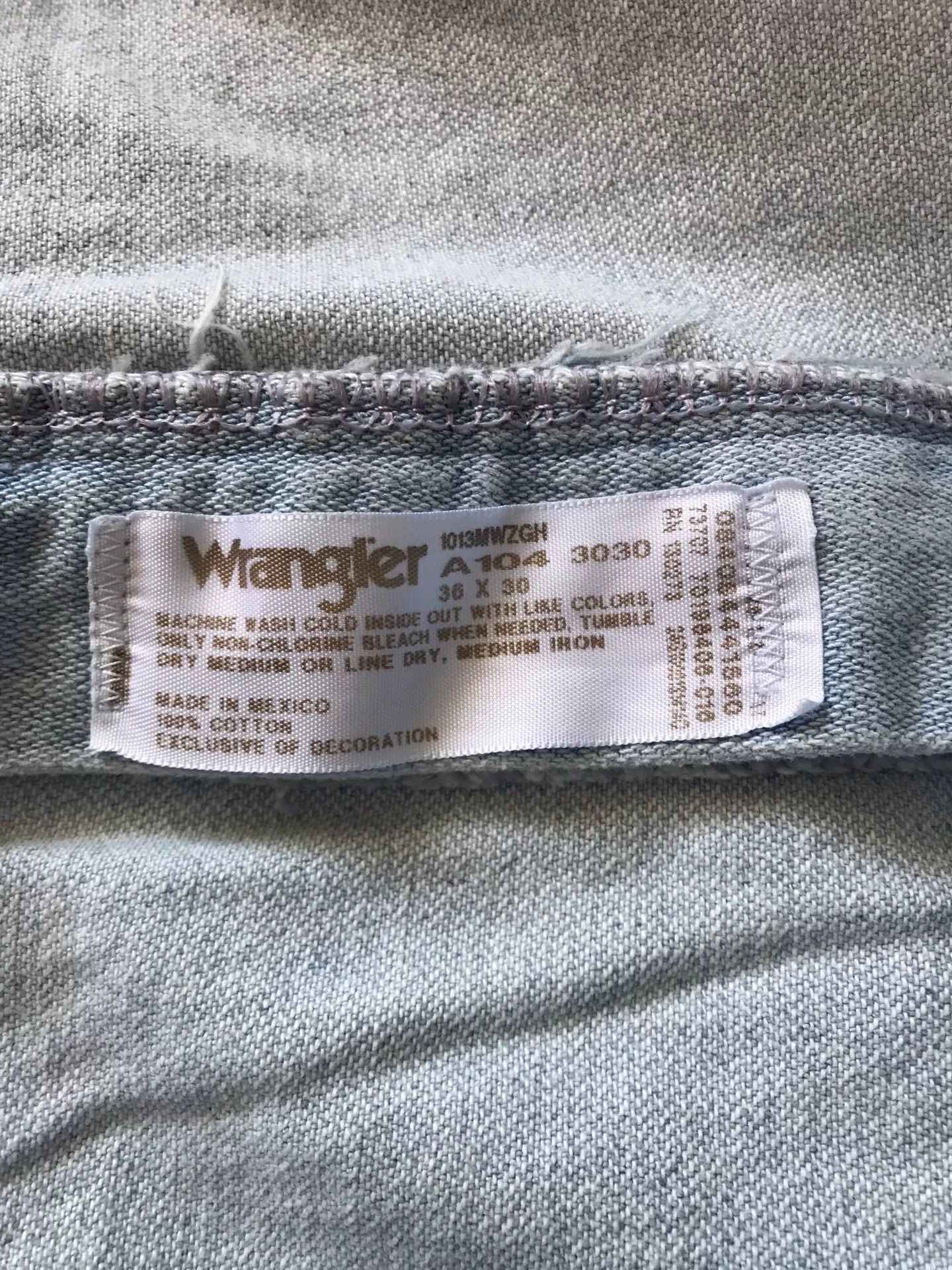 Wrangler Wrangler 13MWZ Jeans W36L30 Size US 36 / EU 52 - 9 Thumbnail