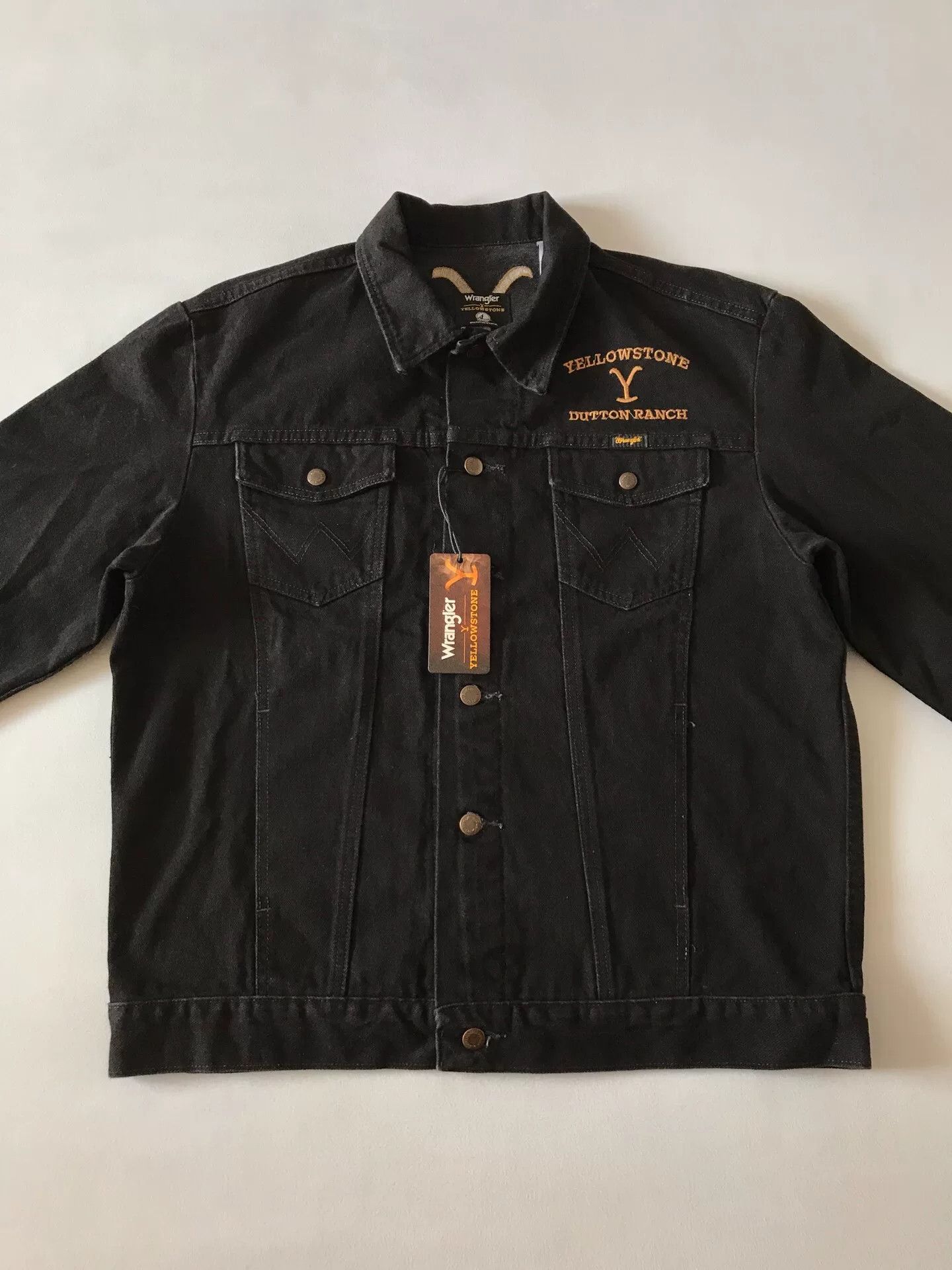 Wrangler Wrangler x Yellowstone Western Denim Jacket Size US L / EU 52-54 / 3 - 3 Thumbnail