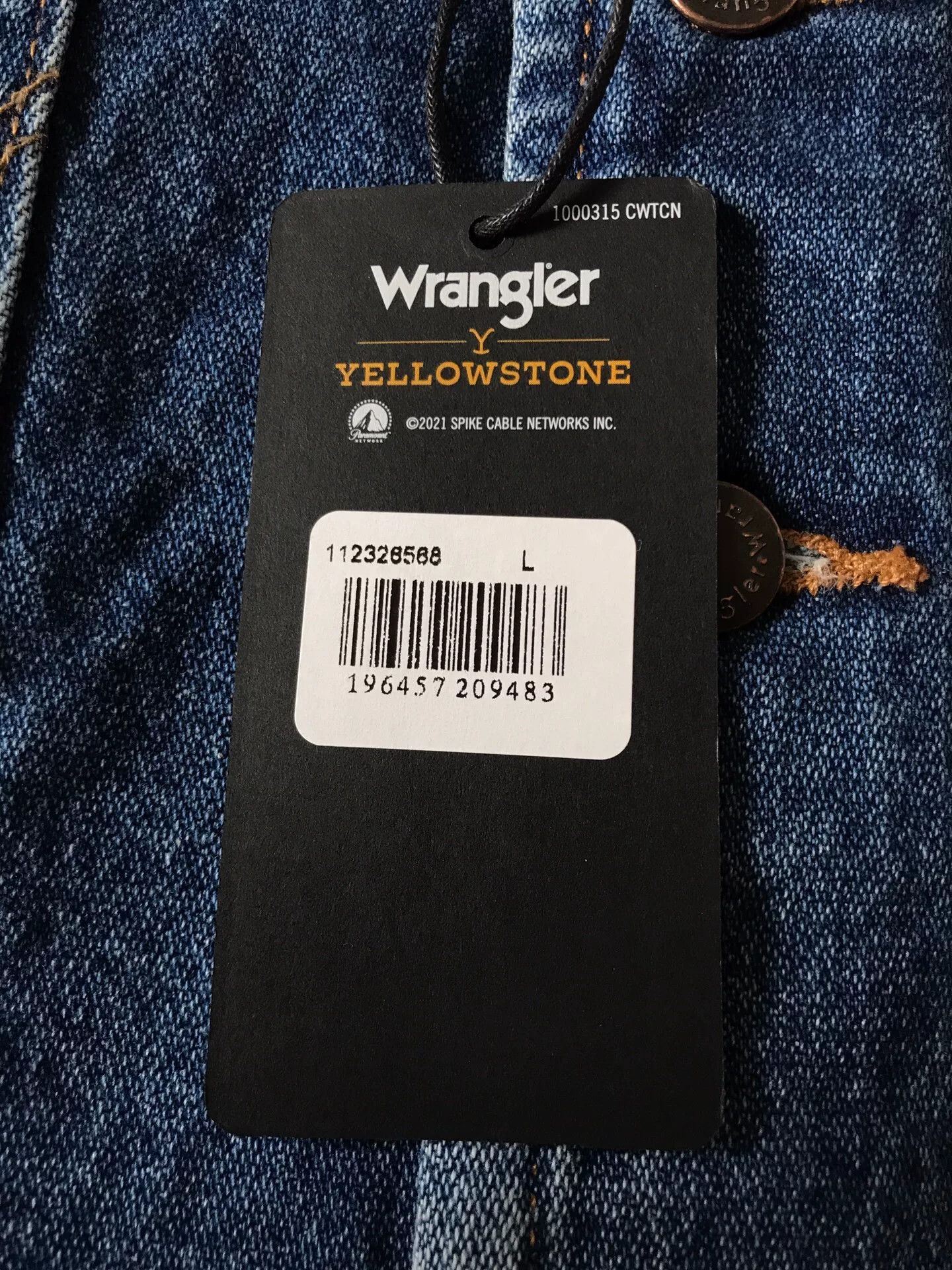 Wrangler Wrangler x Yellowstone Western Denim Vest Size US L / EU 52-54 / 3 - 8 Thumbnail