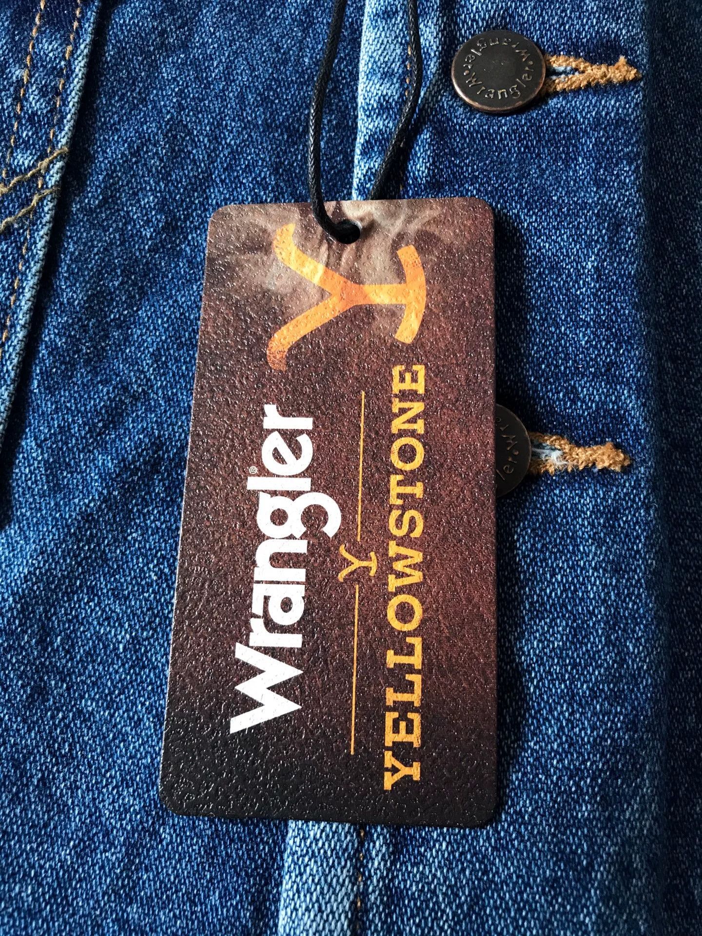 Wrangler Wrangler x Yellowstone Western Denim Vest Size US L / EU 52-54 / 3 - 7 Thumbnail