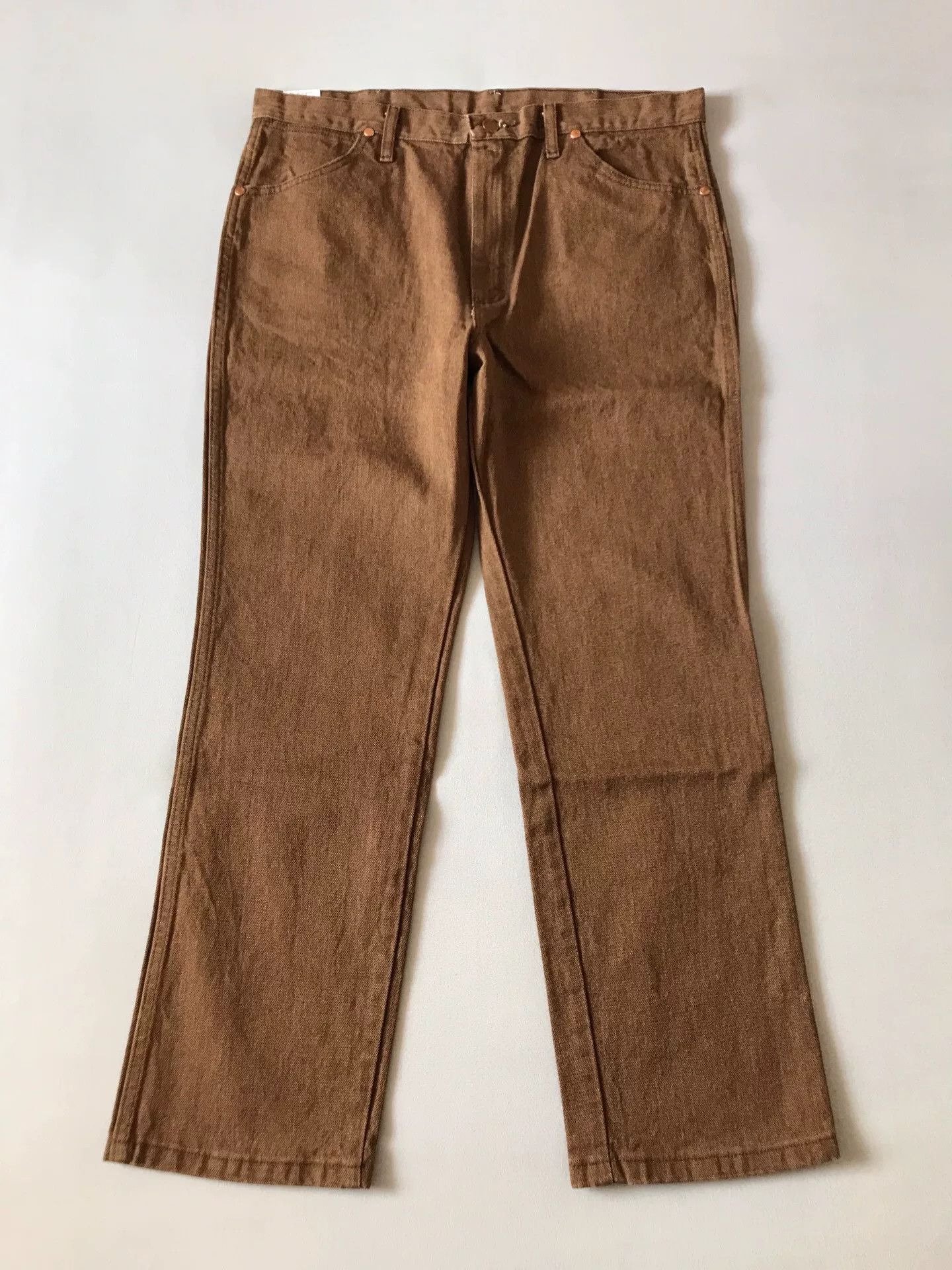 Wrangler Wrangler 936BKW Brown Jeans W36L30 Size US 36 / EU 52 - 2 Thumbnail