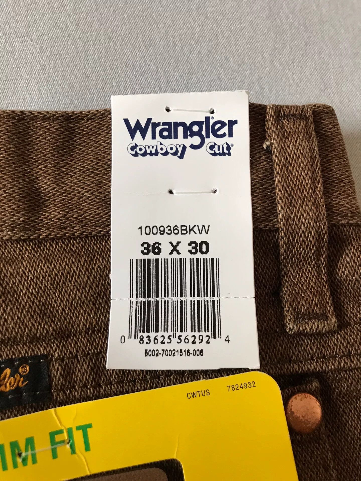 Wrangler Wrangler 936BKW Brown Jeans W36L30 Size US 36 / EU 52 - 8 Thumbnail