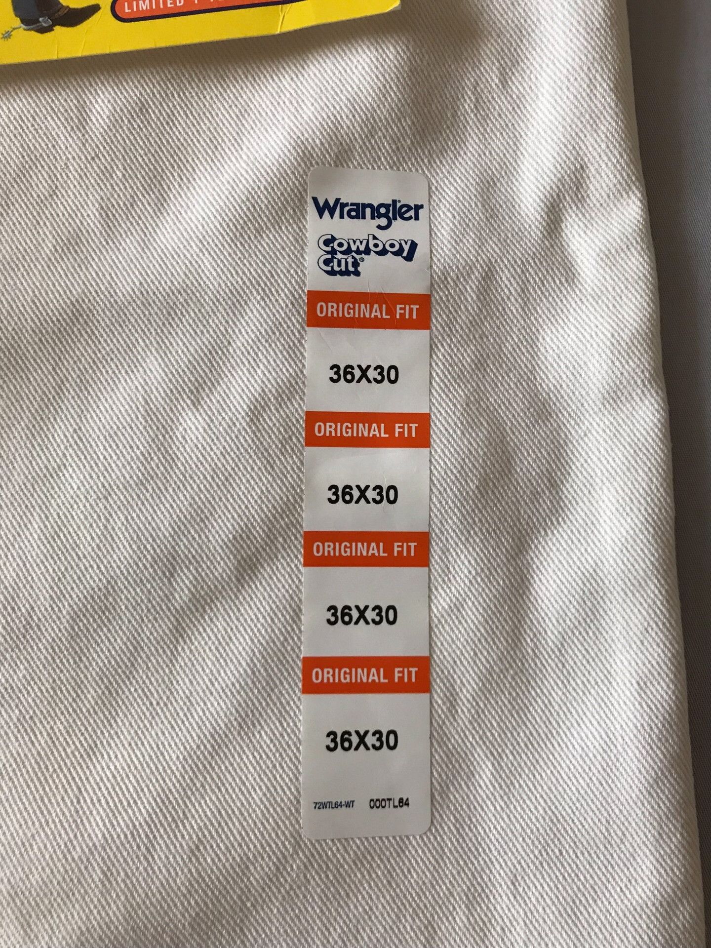 Wrangler Wrangler 13MWZ White Jeans W36L30 Size US 36 / EU 52 - 7 Thumbnail