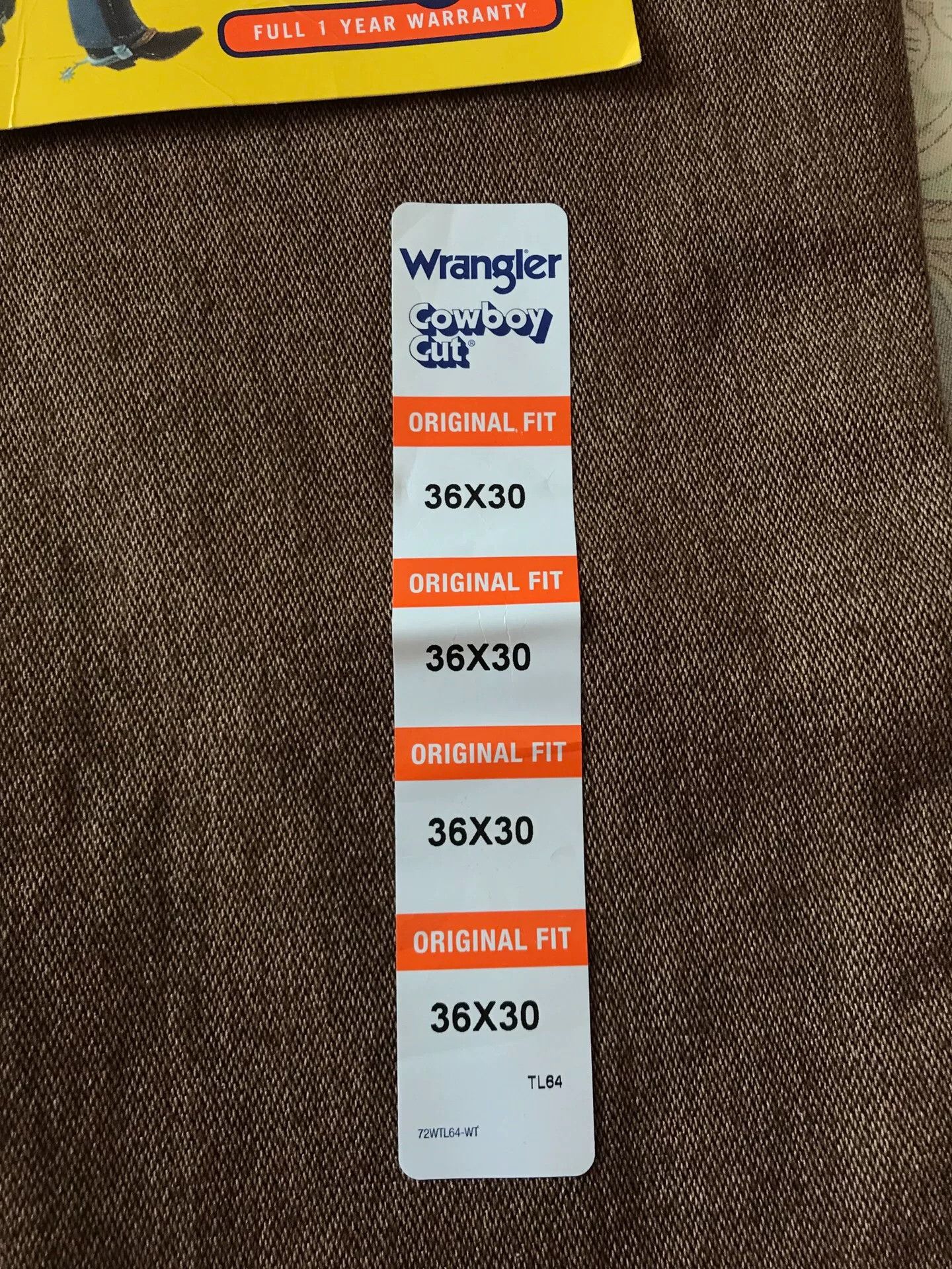 Wrangler Wrangler 13MWZ Brown Jeans W36L30 Size US 36 / EU 52 - 7 Thumbnail