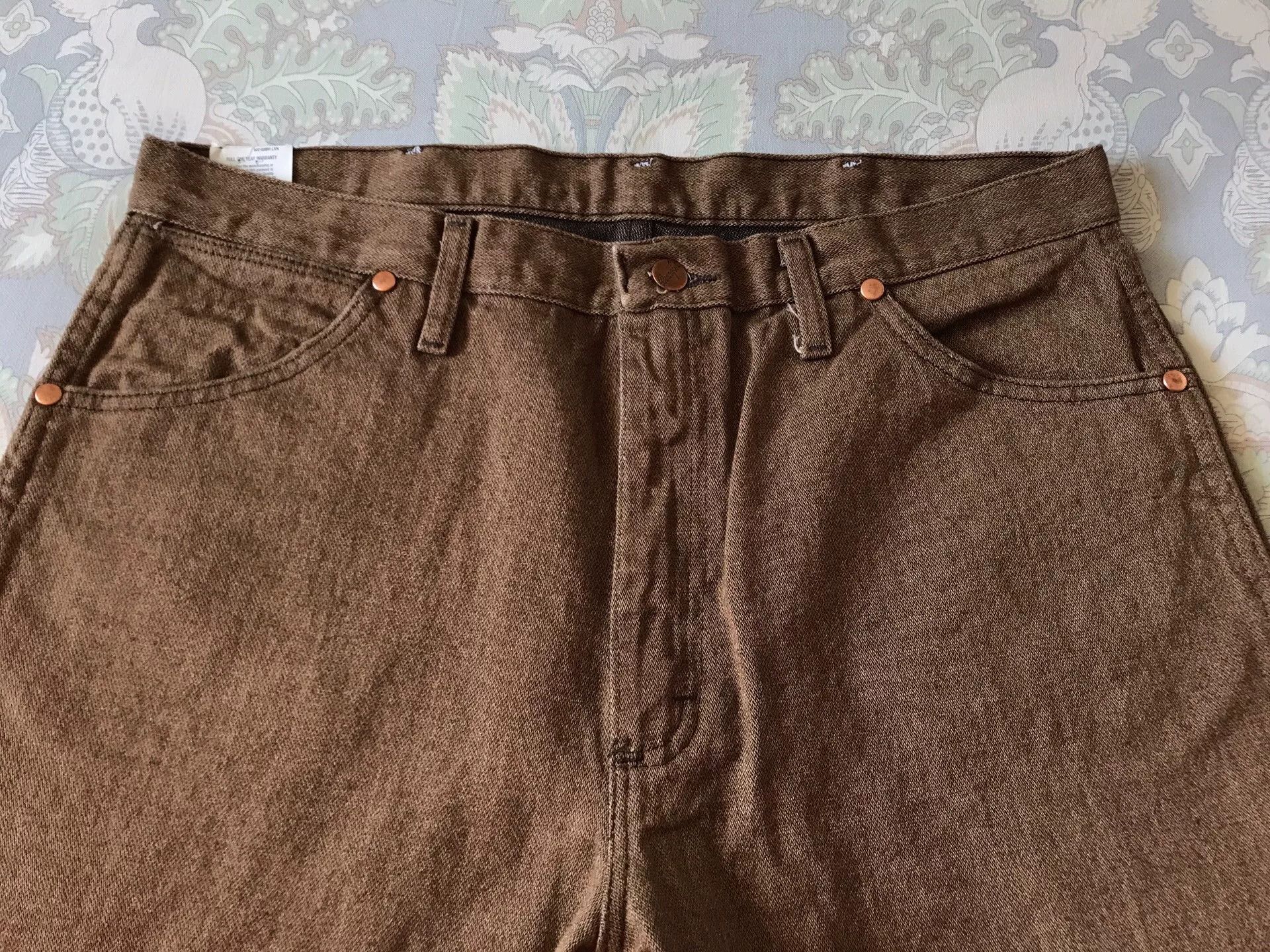 Wrangler Wrangler 13MWZ Brown Jeans W36L30 Size US 36 / EU 52 - 4 Thumbnail