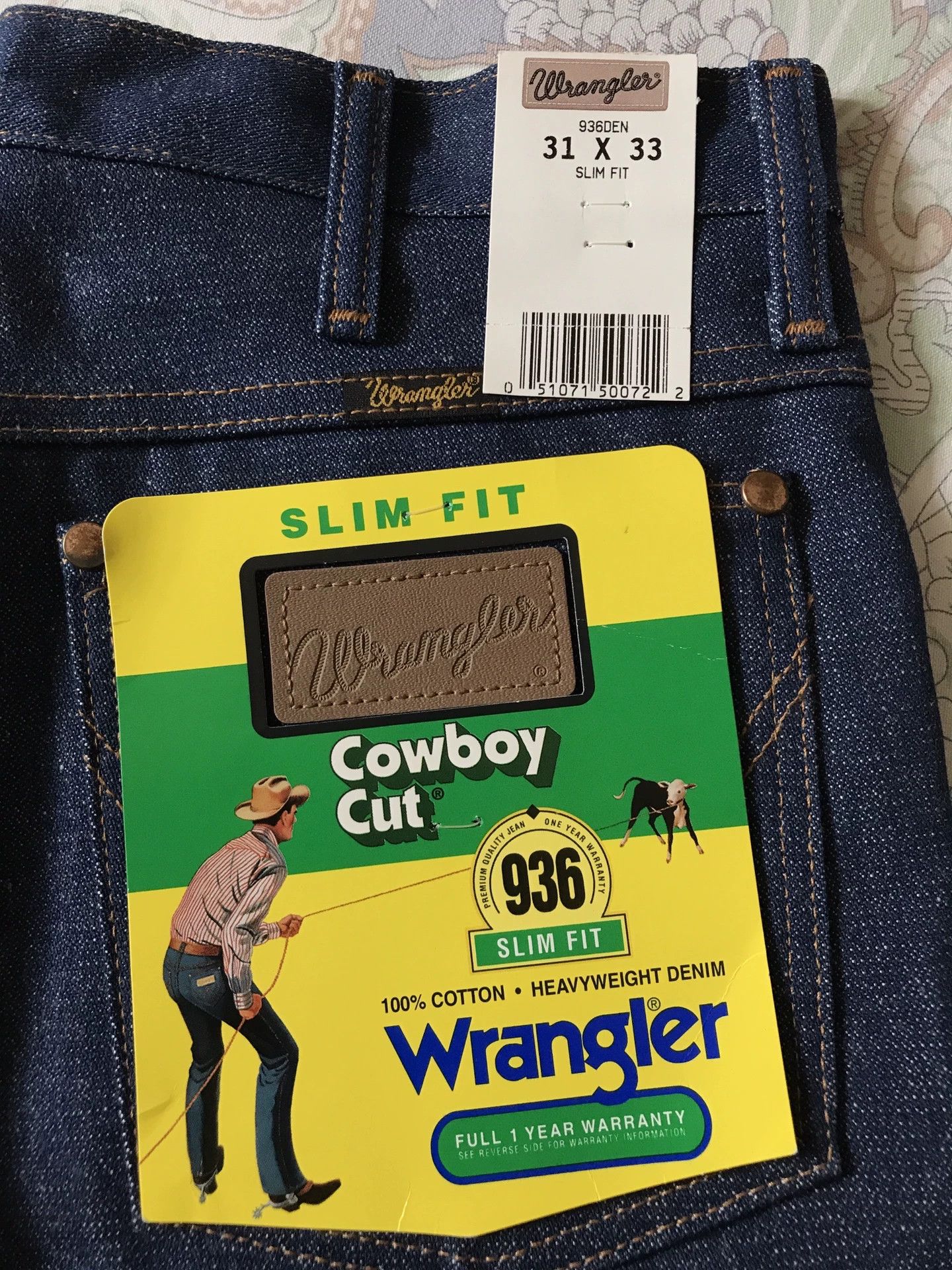 Wrangler 90s Wrangler 936DEN Jeans W31L33 Size US 31 - 8 Thumbnail