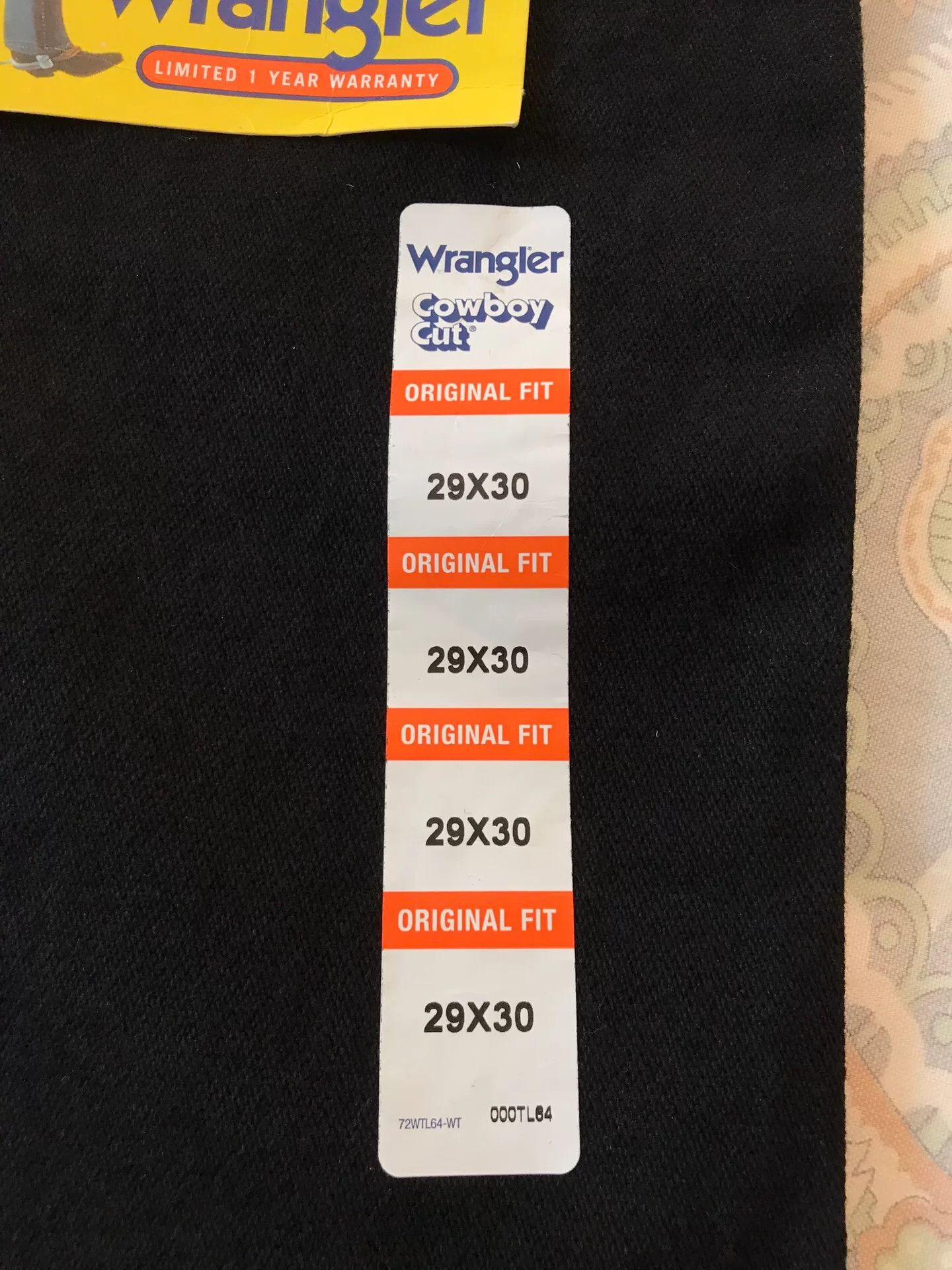 Wrangler Wrangler 13MWZ Washed Black Jeans W29L30 Size US 29 - 7 Thumbnail