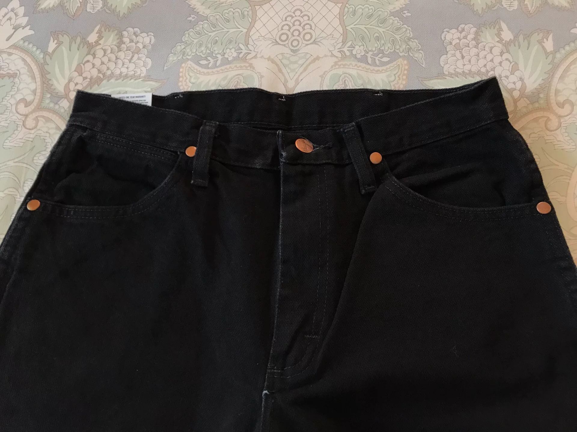 Wrangler Wrangler 13MWZ Washed Black Jeans W29L30 Size US 29 - 4 Thumbnail