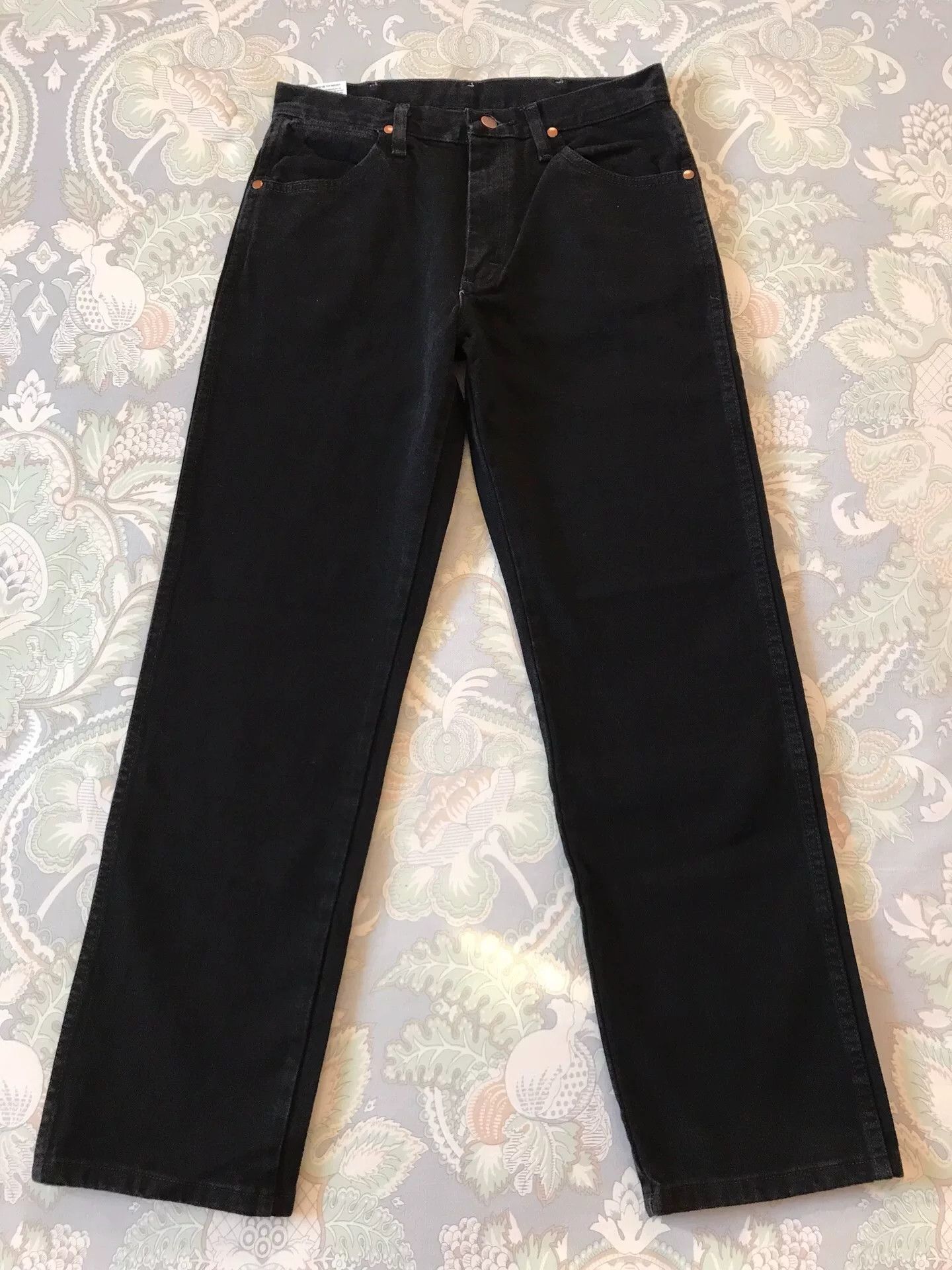 Wrangler Wrangler 13MWZ Washed Black Jeans W29L30 Size US 29 - 2 Thumbnail
