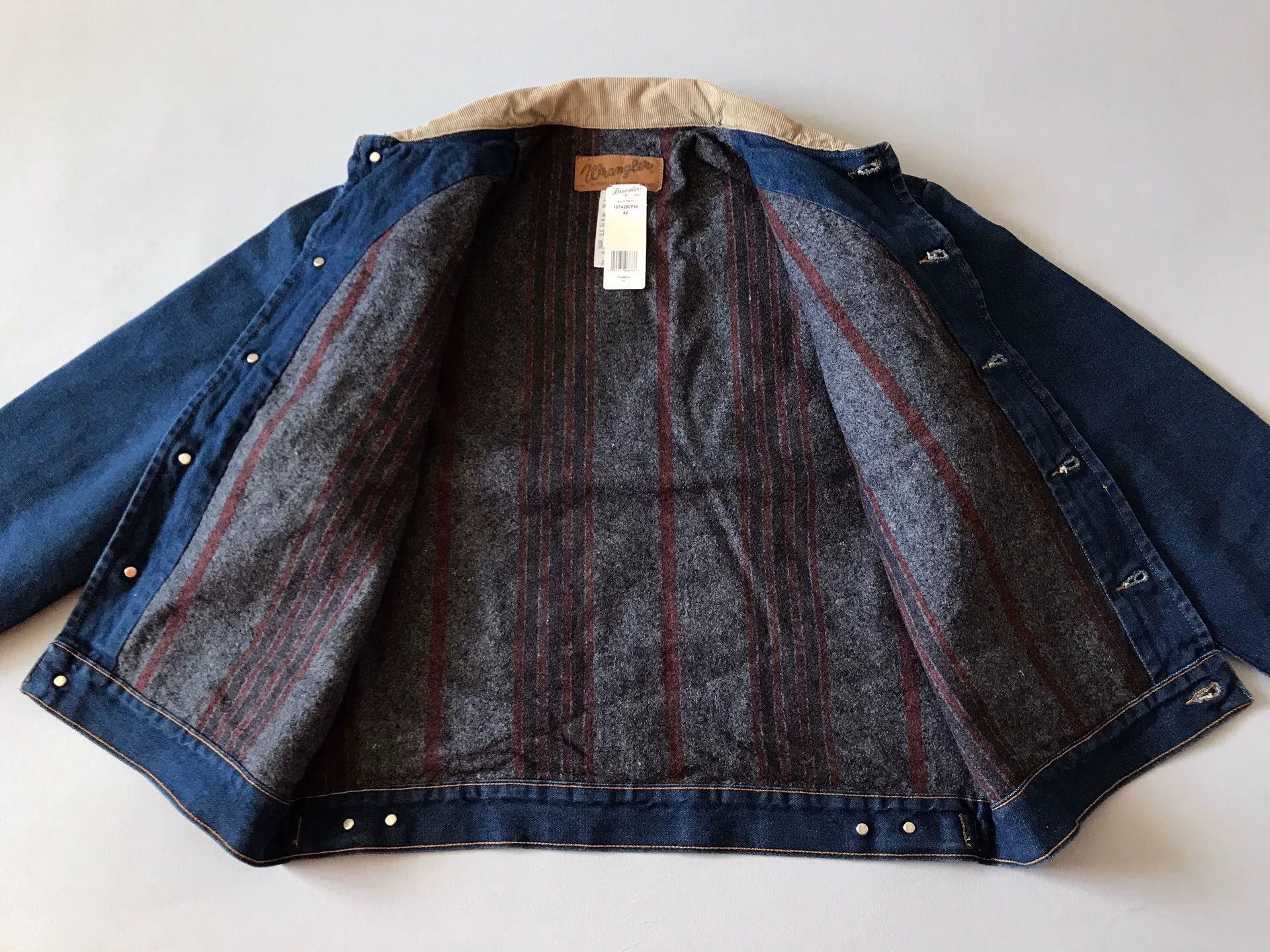 Wrangler Wrangler Western Denim Jacket Fleece Lined Size US XS / EU 42 / 0 - 3 Thumbnail