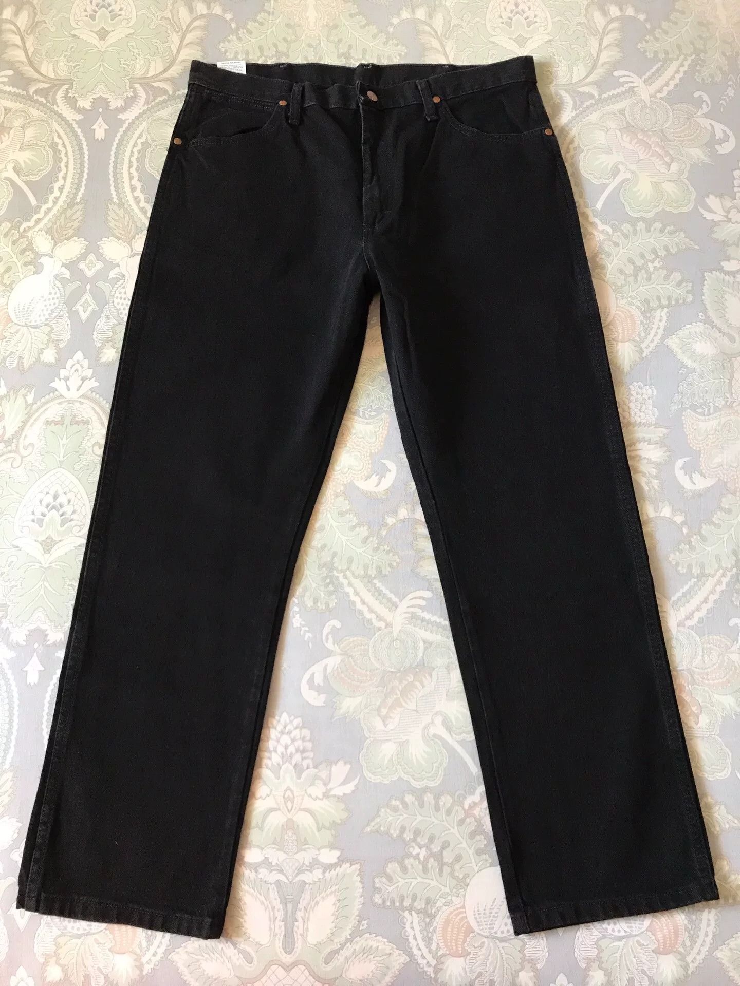 Wrangler Wrangler 13MWZ Black Jeans W36L30 Size US 36 / EU 52 - 2 Thumbnail