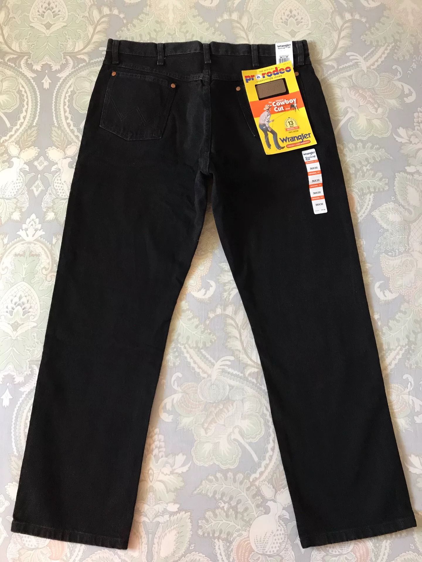 Wrangler Wrangler 13MWZ Black Jeans W36L30 Size US 36 / EU 52 - 3 Thumbnail