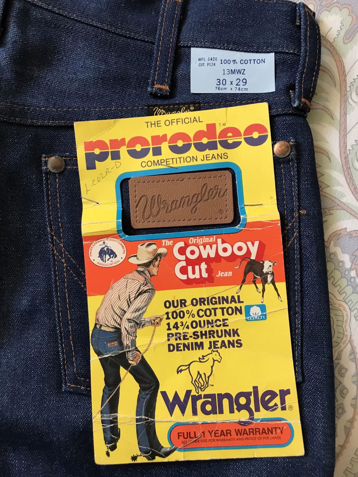 Wrangler 1970s Wrangler 13MWZ Jeans W30L29 Size US 30 / EU 46 - 7 Thumbnail