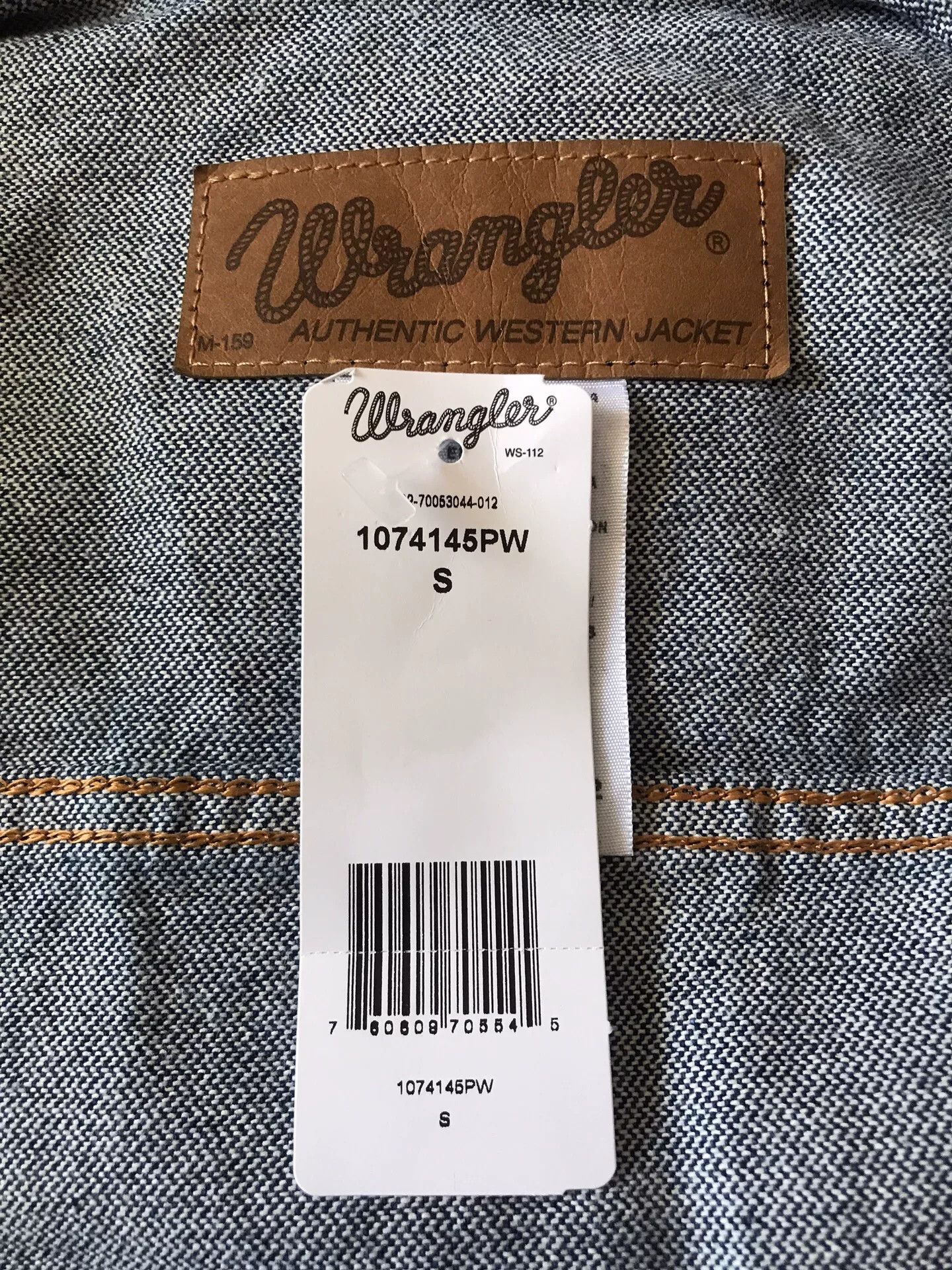 Wrangler Wrangler 74145PW Western Denim Jacket Size US S / EU 44-46 / 1 - 8 Thumbnail