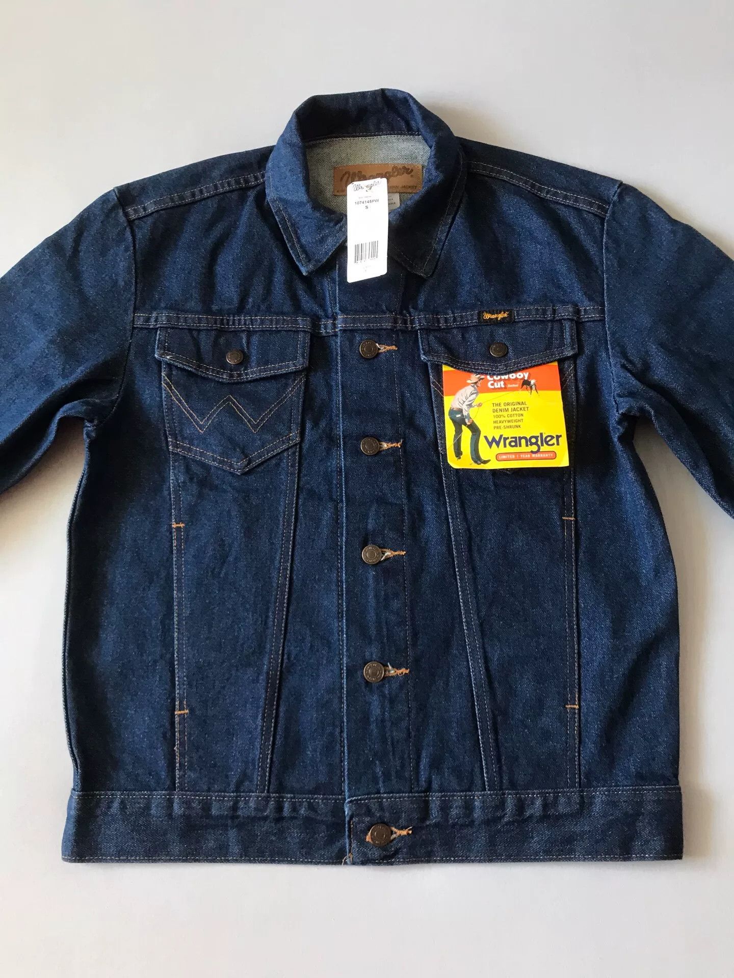 Wrangler Wrangler 74145PW Western Denim Jacket Size US S / EU 44-46 / 1 - 3 Thumbnail